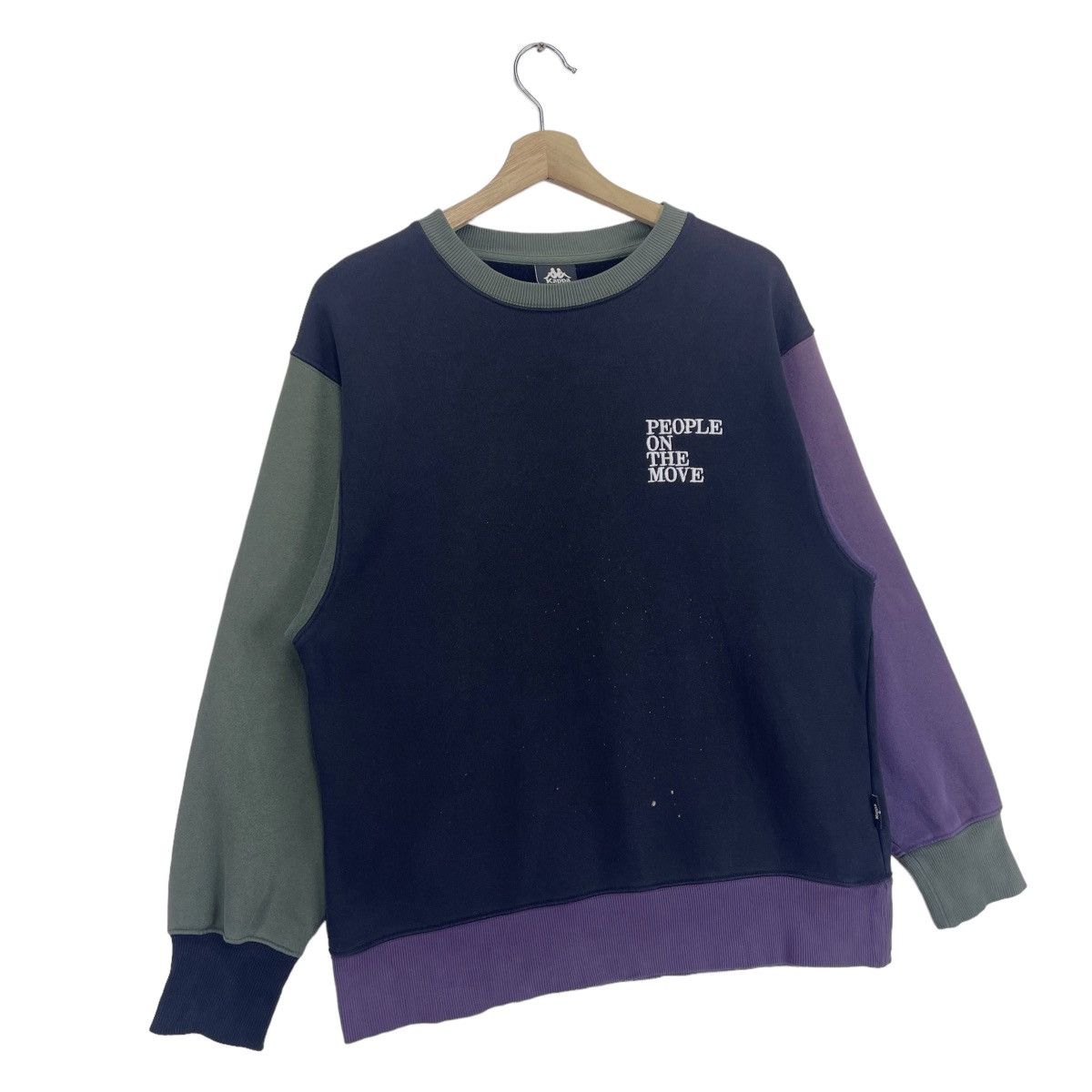 Kappa × Vintage Vintage Kappa Colourblock Sweatshirt Size US M / EU 48-50 / 2 - 6 Thumbnail