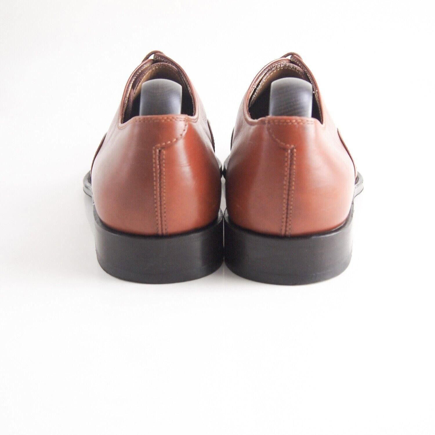 Ermenegildo Zegna Zegna Cap Toe Oxfords Saddle Brown Leather EU 42.5 US 9.5 Size US 9.5 / EU 42-43 - 6 Thumbnail