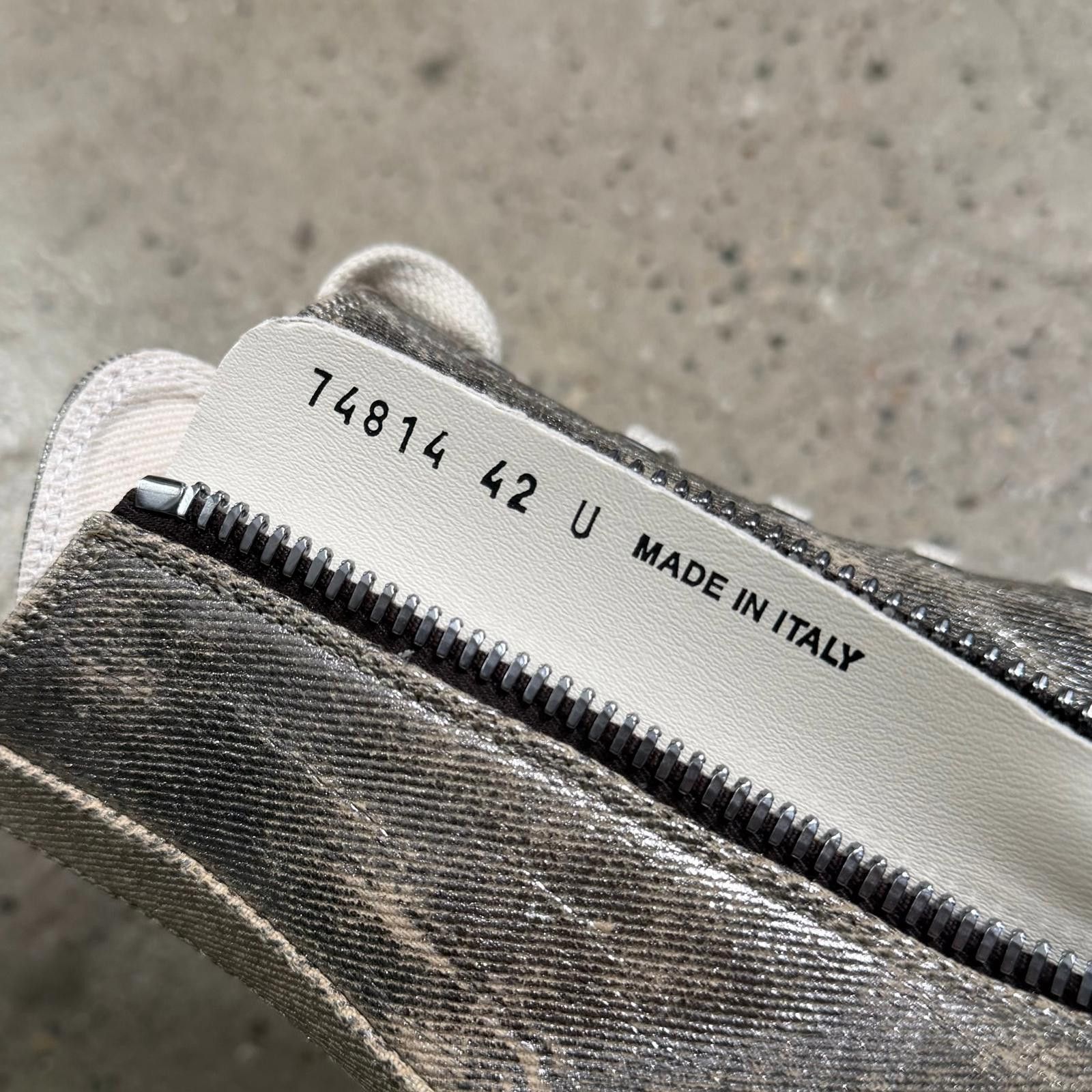 Rick Owens Rick Owens Foiled Denim Ramones Sneakers Size US 9 / EU 42 - 9 Thumbnail