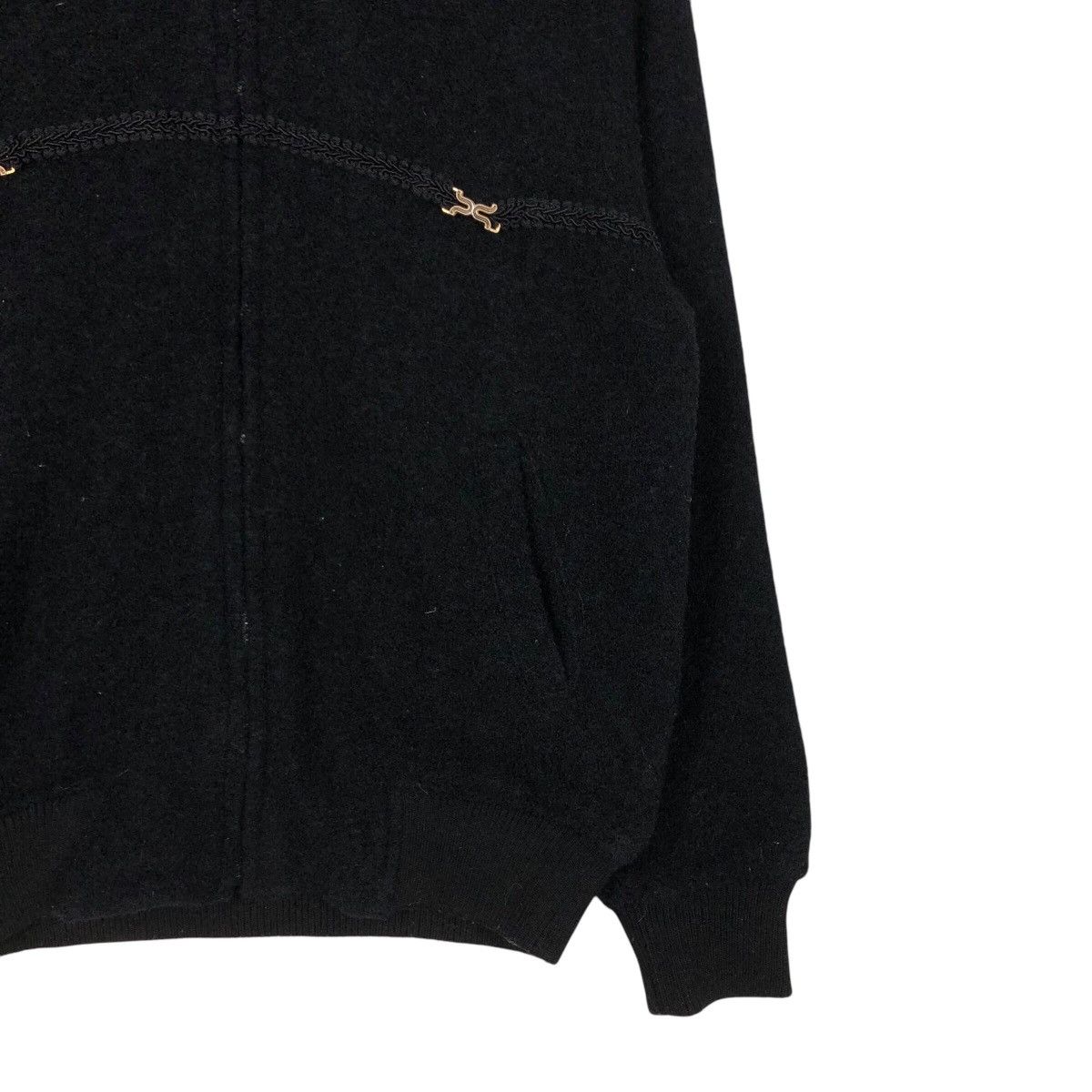 Japanese Brand 📌Vintage Bomber Jacket Ice Berg Rich Black Issey Miyake Size US M / EU 48-50 / 2 - 6 Thumbnail
