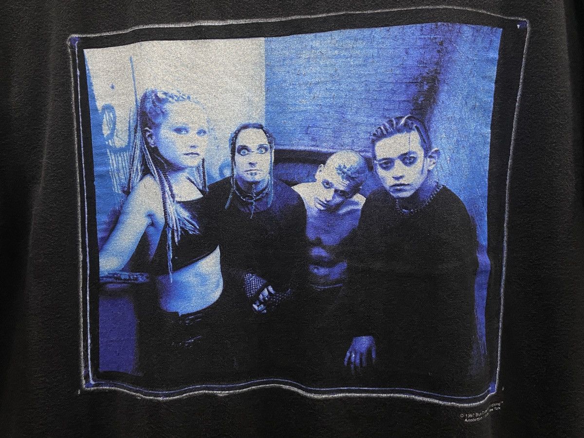 Band Tees × Vintage Vintage 1997s Coal Chamber Metal BlueGrape Rock TOUR TShirt Size US XL / EU 56 / 4 - 9 Thumbnail