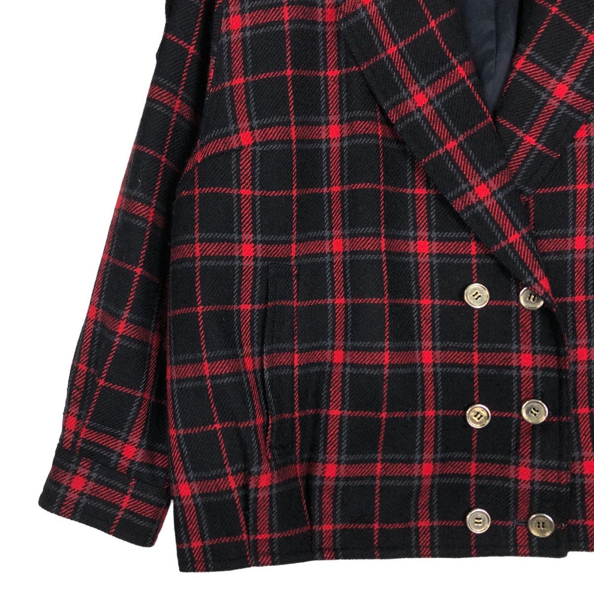 Japanese Brand 🔥Vtg Lelian Bomber Jacket Tartan Design Punk Design Japan Size US M / EU 48-50 / 2 - 4 Thumbnail