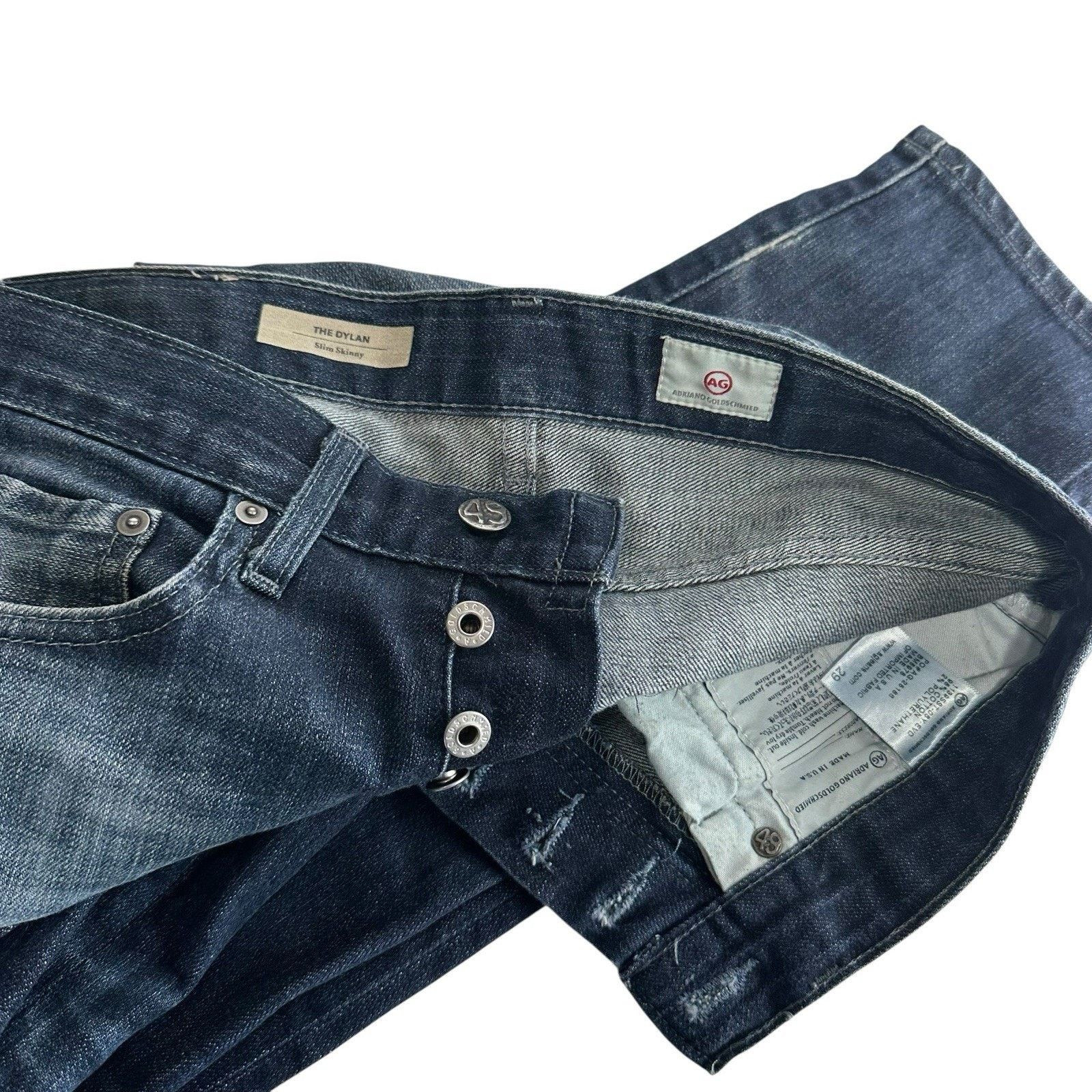 AG Adriano Goldschmied AG Adriano Goldschmied The Dylan Slim Skinny Jeans Size 29 Size 30" / US 8 / IT 44 - 1 Thumbnail