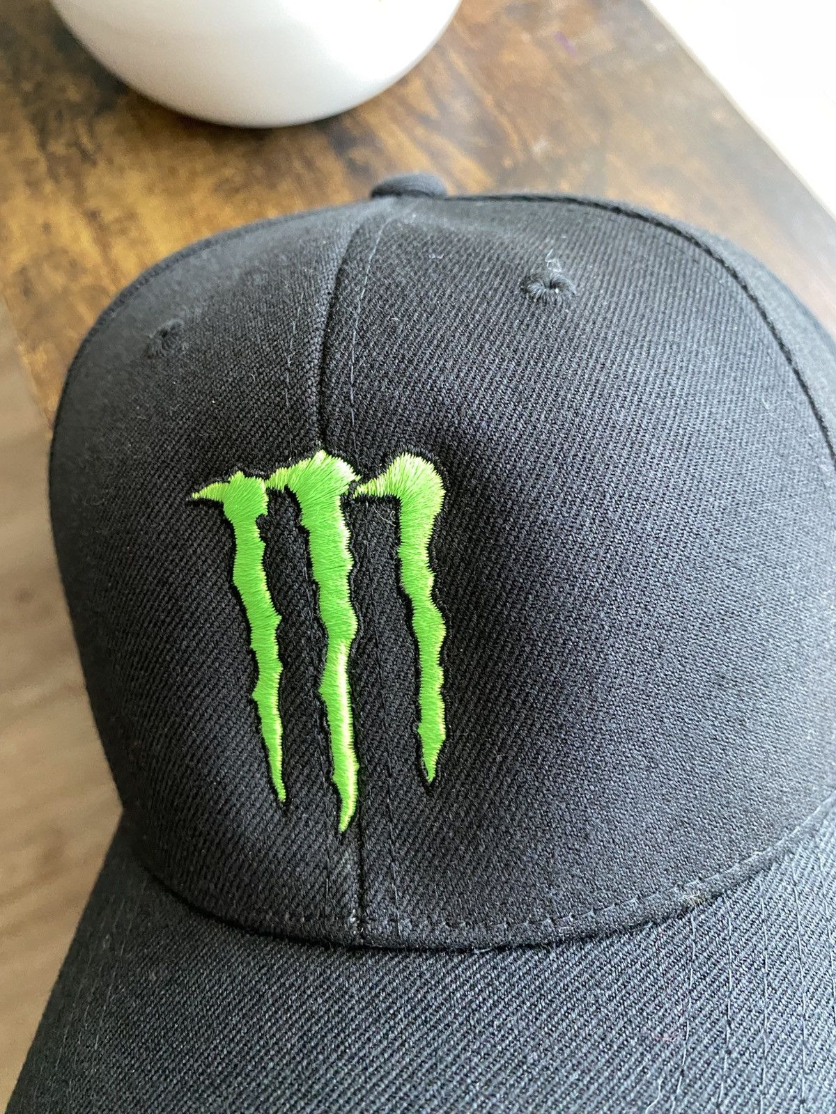 Fox Racing Y2K Black Monster Energy Drink Snapback Hat Size ONE SIZE - 3 Thumbnail