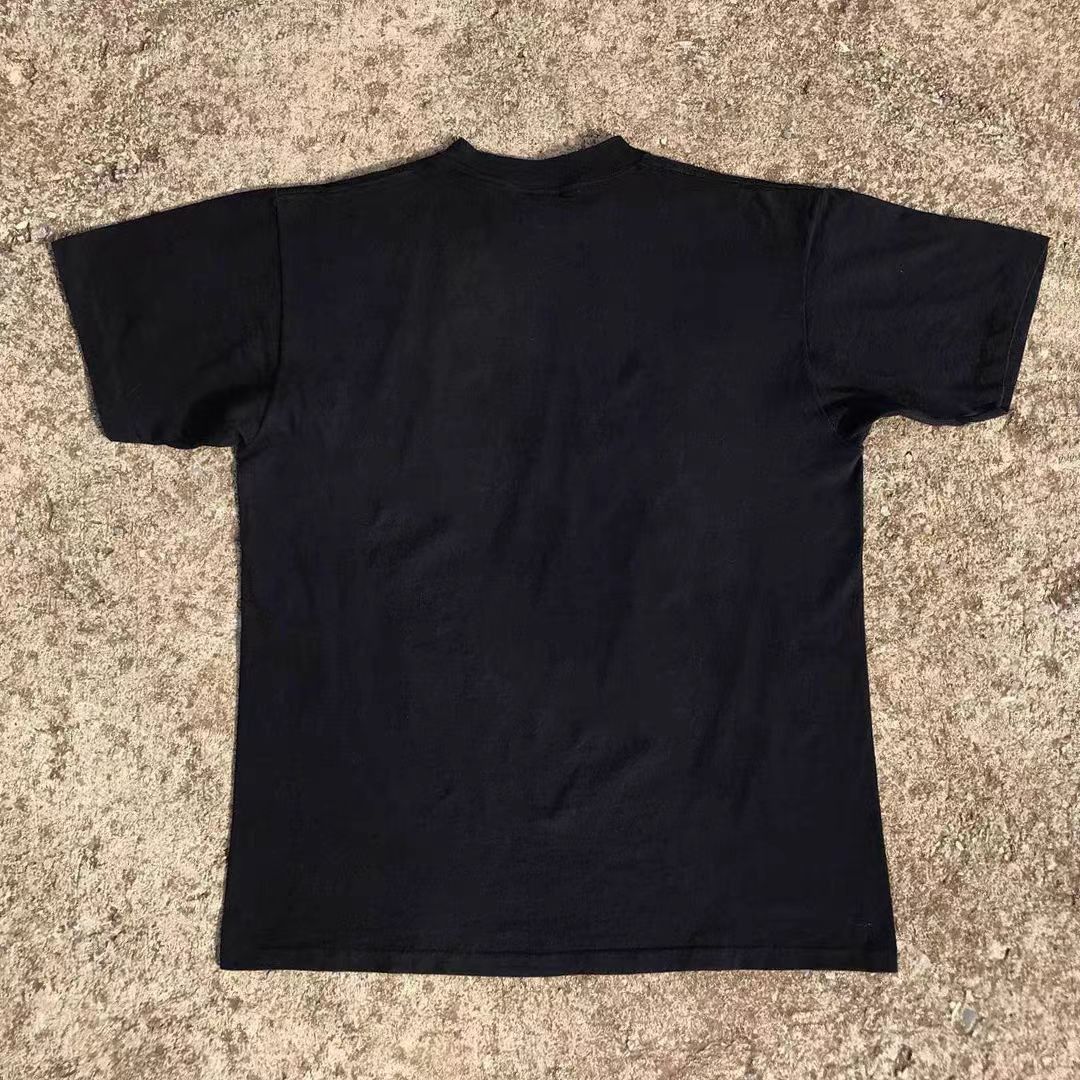 Japanese Brand × Vintage Black street washed retro shadow pattern loose t-shirt Size US M / EU 48-50 / 2 - 2 Thumbnail