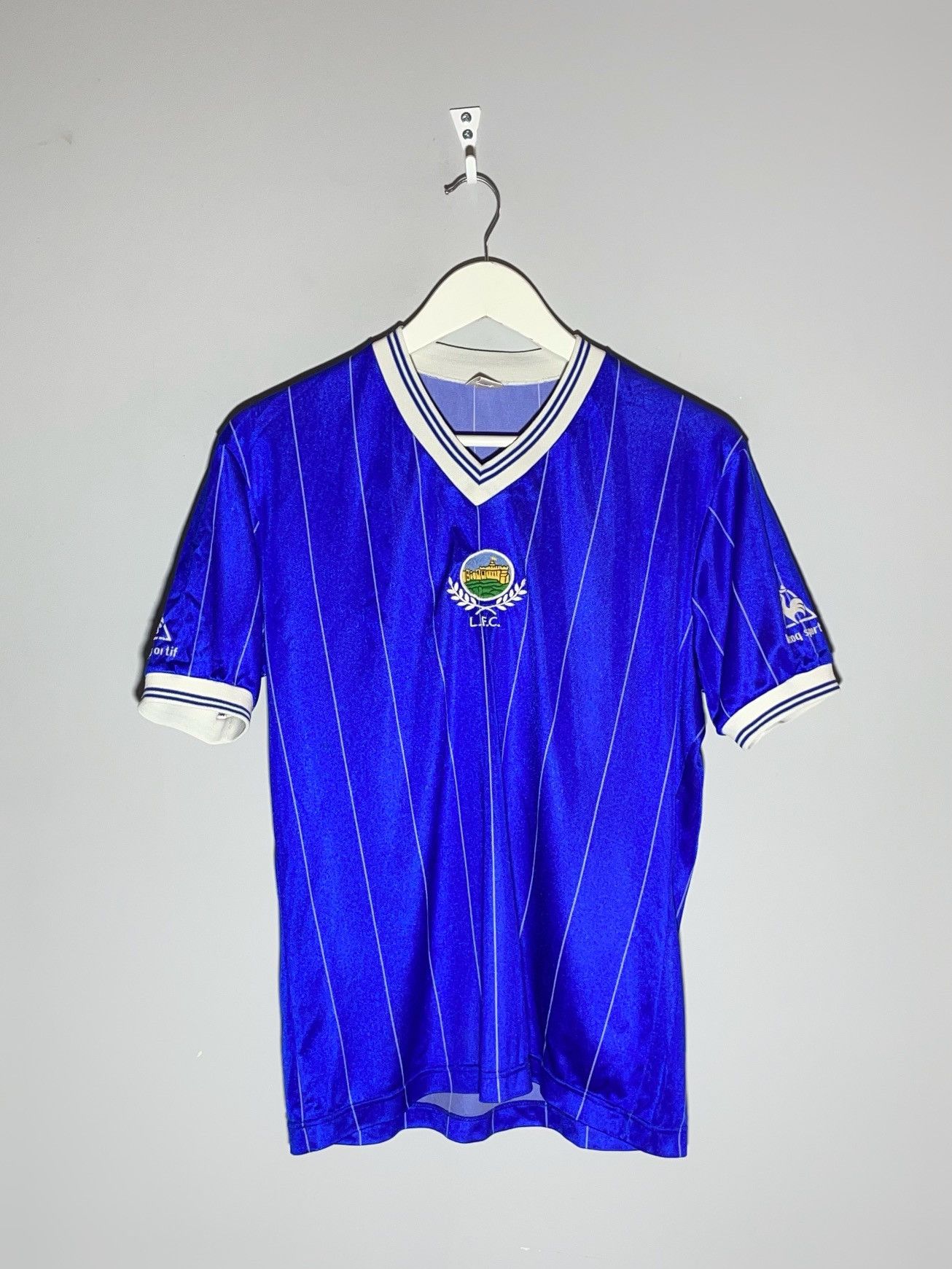 Le Coq Sportif × Vintage Linfield FC Le Coq Sportif 1981/83 Vintage Football Shirt Size US M / EU 48-50 / 2 - 1 Thumbnail