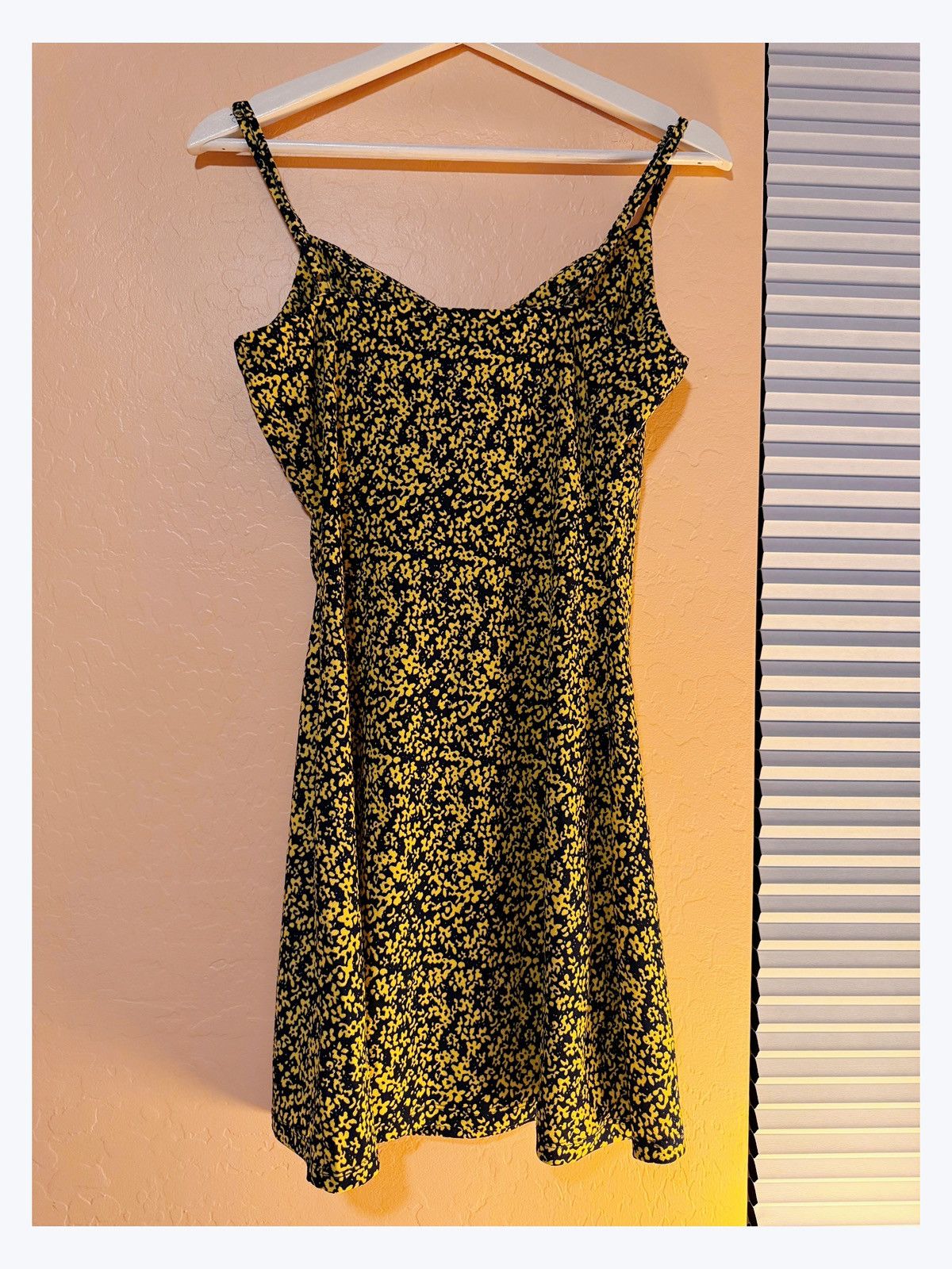 Other Wednesday’s Girl Yellow Floral Print Mini Dress Size M / US 6-8 / IT 42-44 - 5 Thumbnail