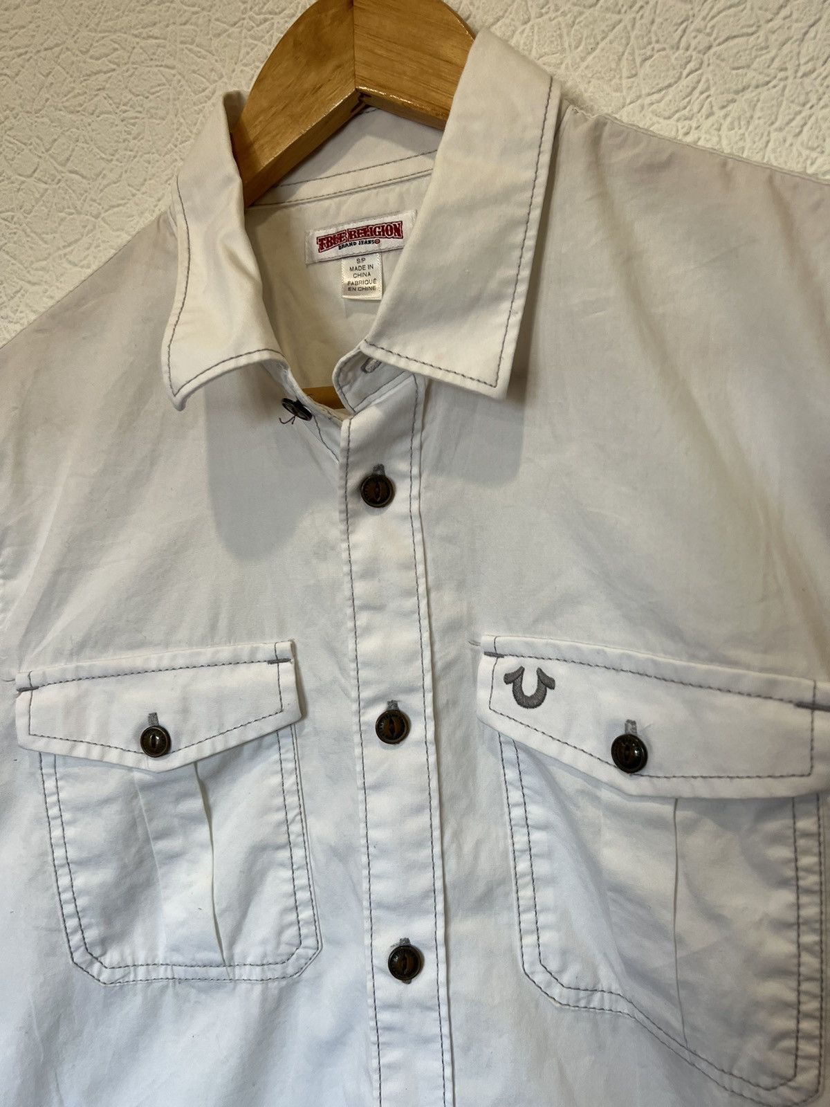 True Religion True Religion Button Shirt White Size US S / EU 44-46 / 1 - 2 Thumbnail