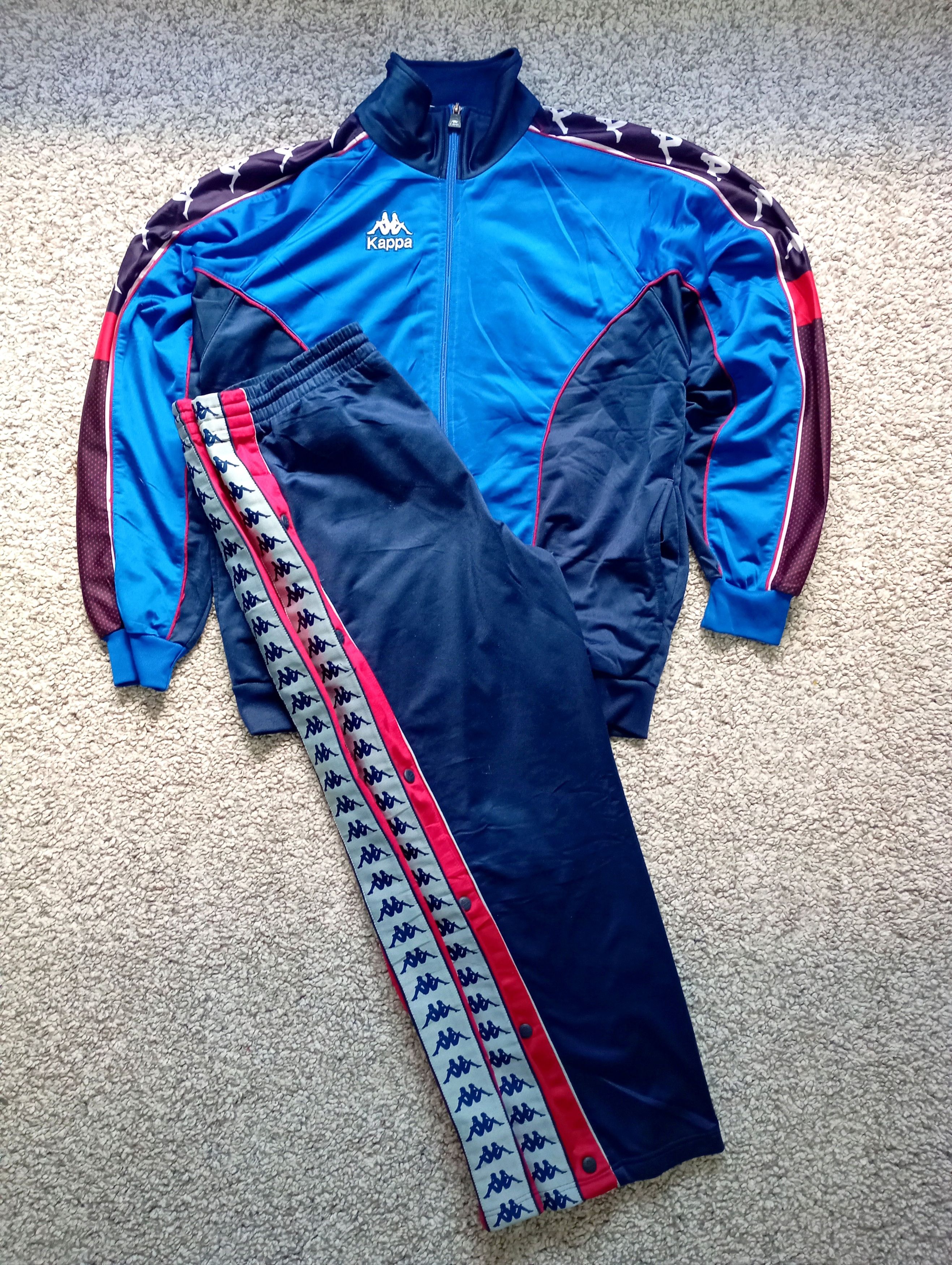 Vintage Kappa Monogram Baggy Tracksuit Set
