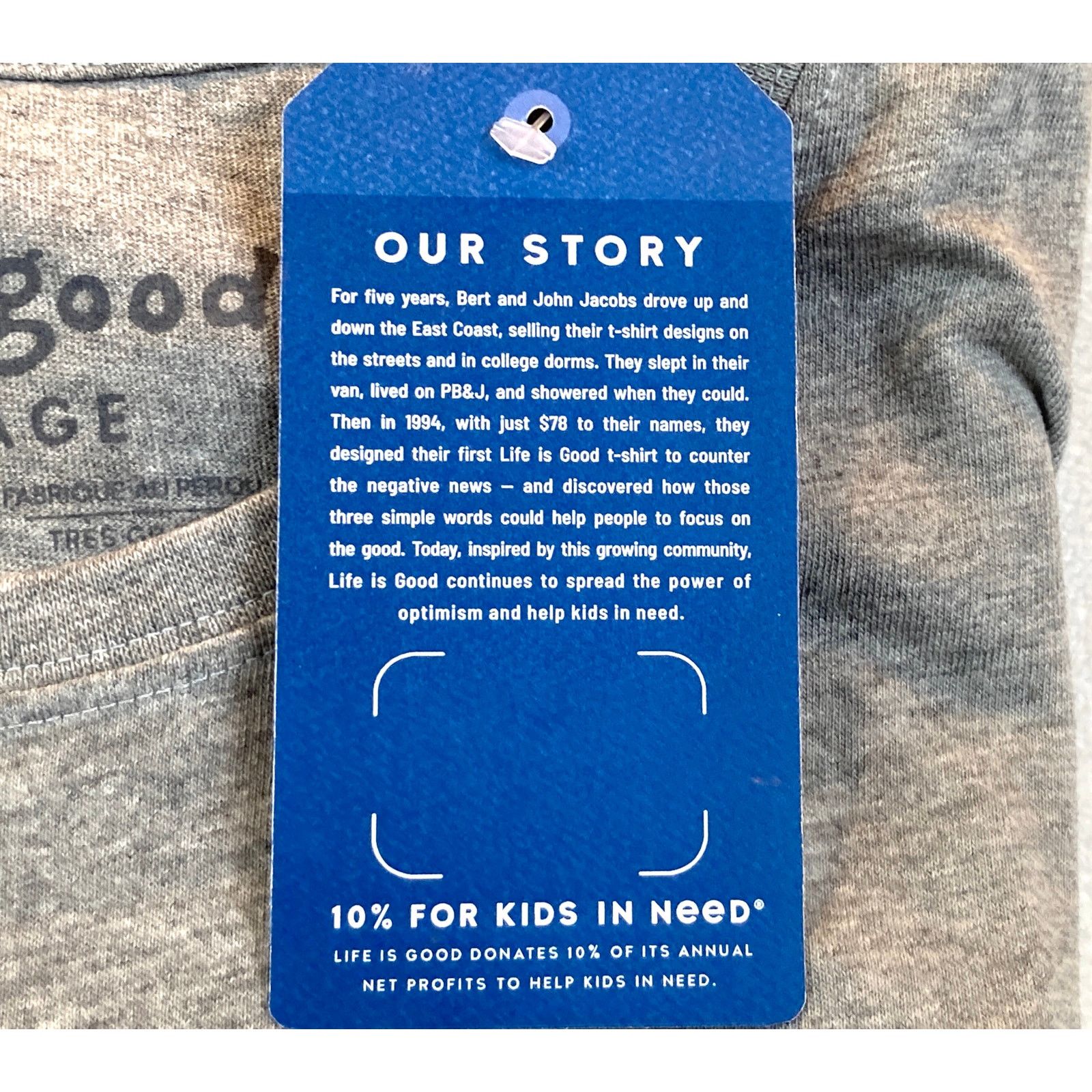 Life is Good Life is Good T-Shirt Gray Foodies Working Together XL NWT Size XL / US 12-14 / IT 48-50 - 6 Thumbnail