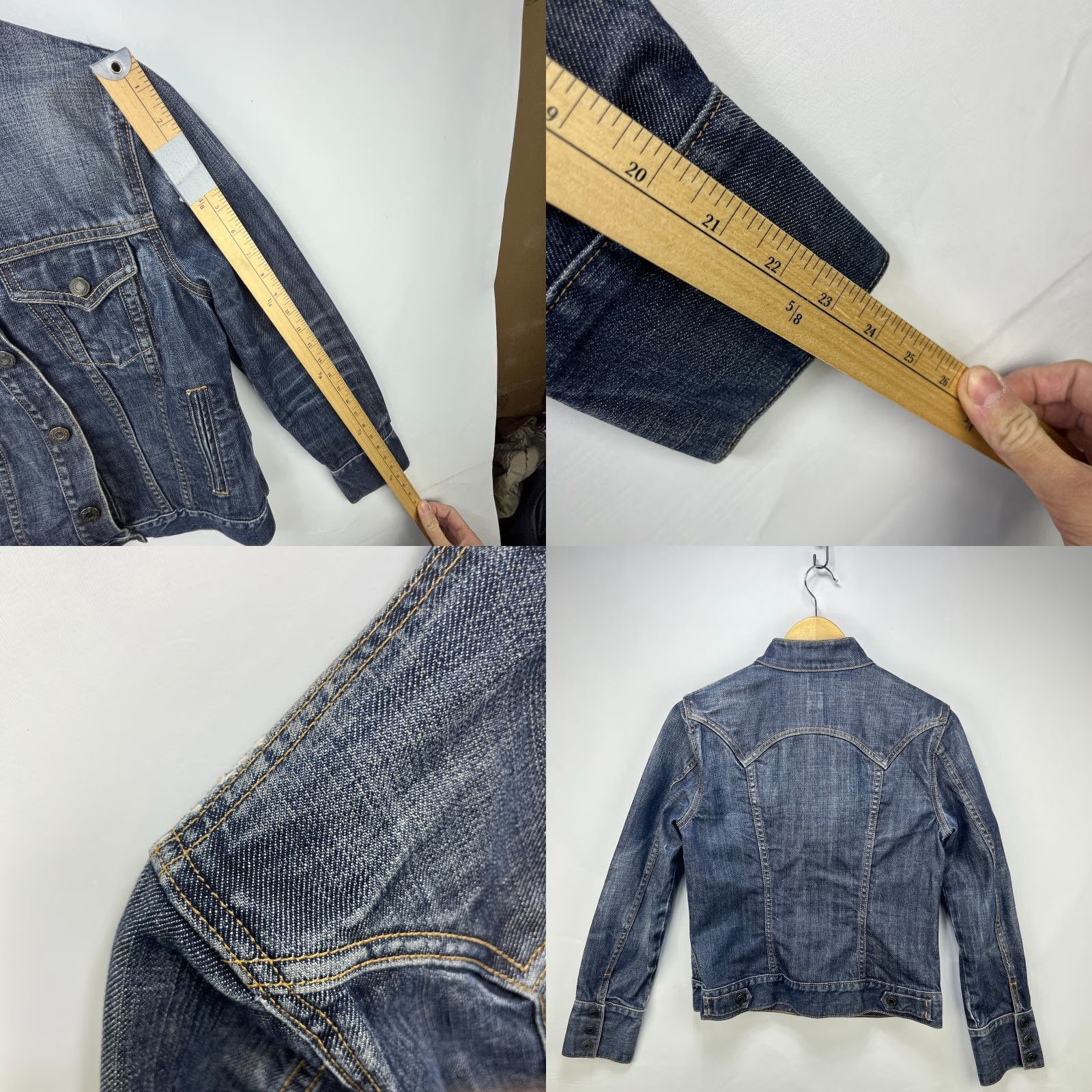 Gap VINTAGE Gap Denim Jacket Jean Womens Small Size 28" / US 6 / IT 42 - 9 Thumbnail
