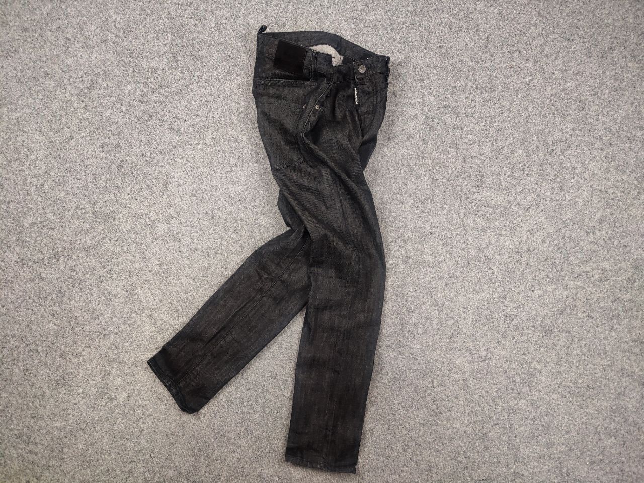 Dsquared2 Dsquared2 luxury Design Dark graphite Denim Straight jeans Size US 31 - 2 Thumbnail