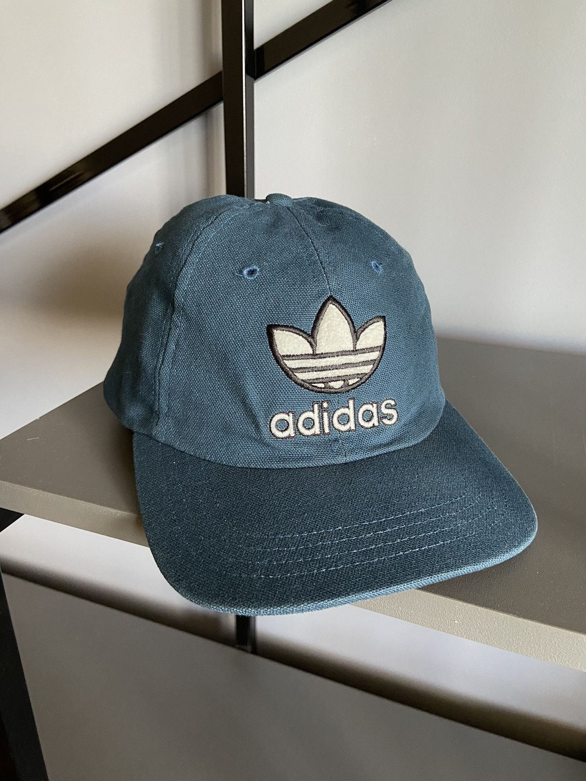 Adidas × Vintage VINTAGE ADIDAS CAP HAT TREFOIL BALENCIAGA STYLE Size ONE SIZE - 1 Thumbnail