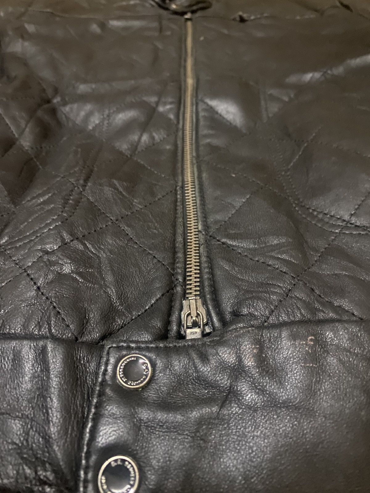 Daniele Alessandrini Danielle Alessandrini Side Pleated Bikers Leather Jacket Size US M / EU 48-50 / 2 - 8 Thumbnail