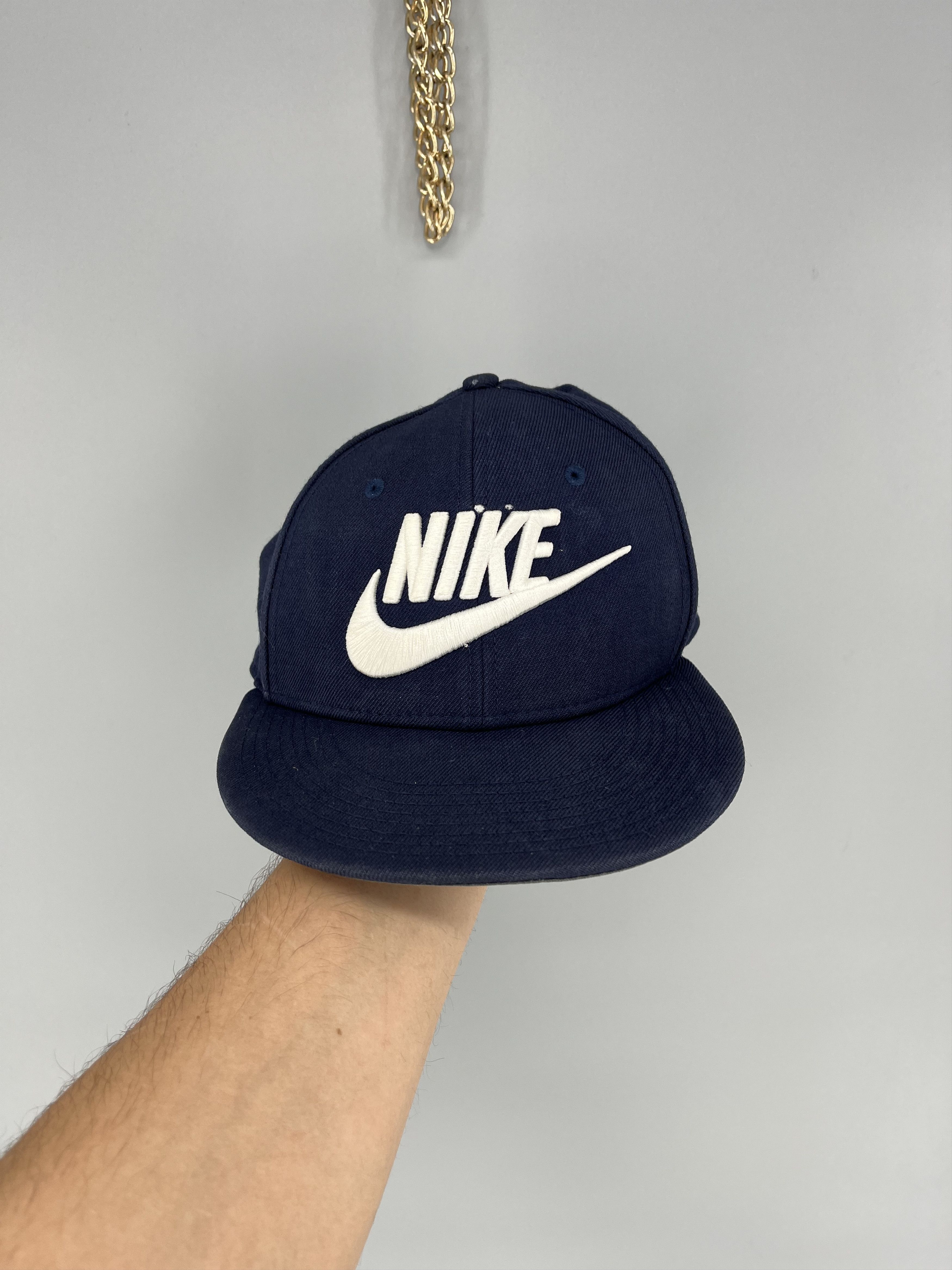 Nike Vintage y2k Steetwear Big Logo Faded Nikehat Size ONE SIZE - 1 Thumbnail