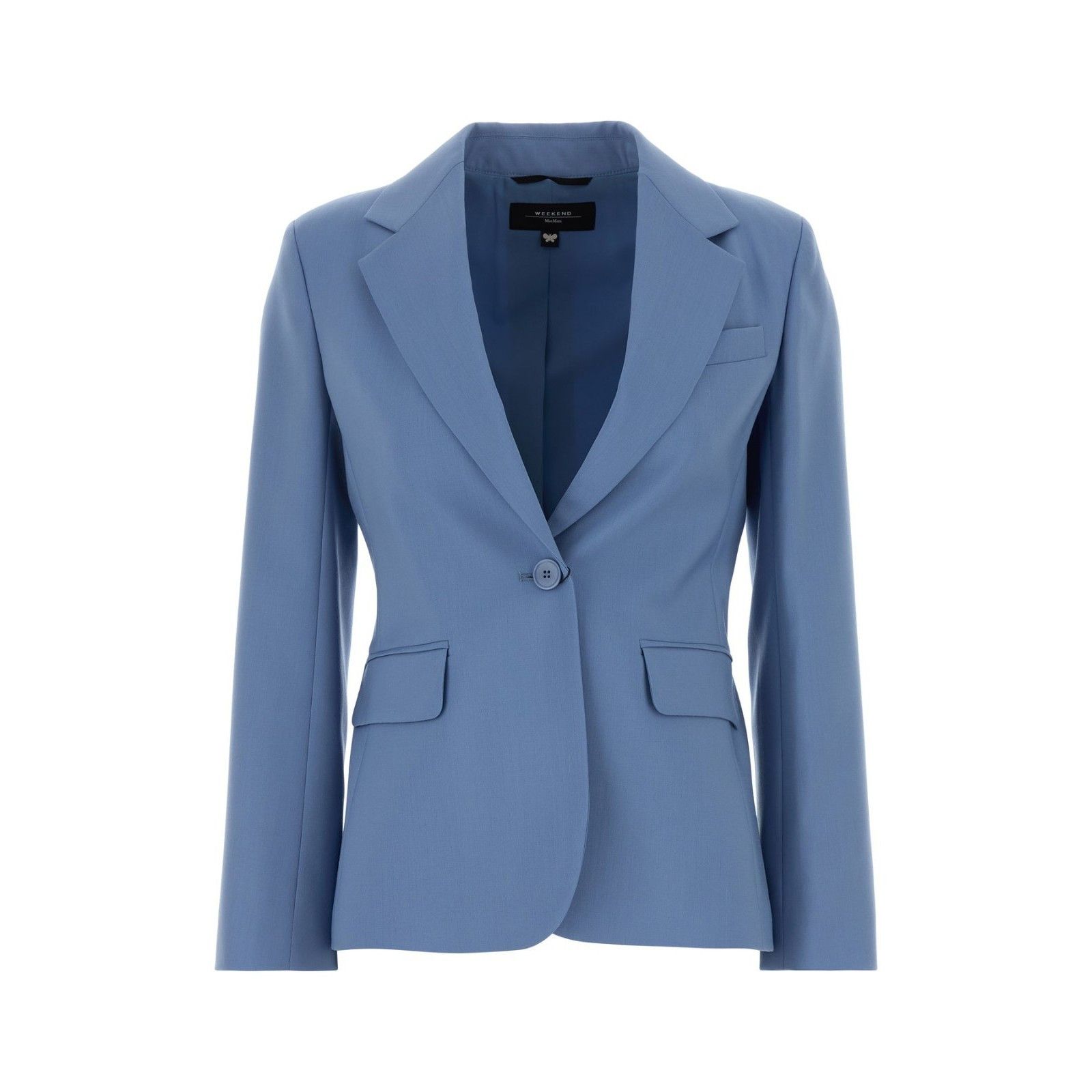 AMI MAX MARA Lamine Light-Blue Wool Blazer New & Authentic (Wome Size M / US 6-8 / IT 42-44 - 1 Thumbnail