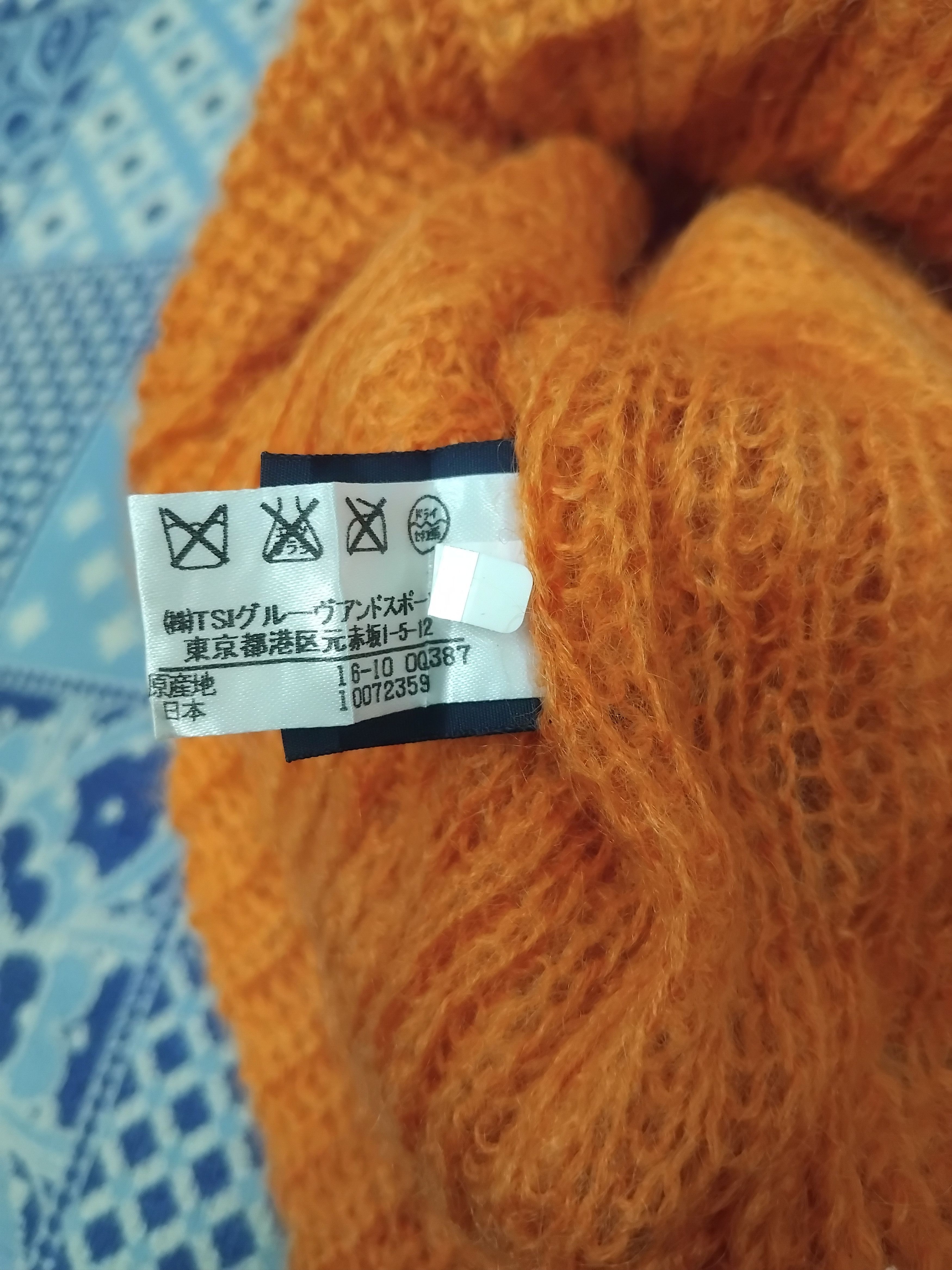 Japanese Brand 💥Pearly gates orange colour beanie Size ONE SIZE - 4 Thumbnail