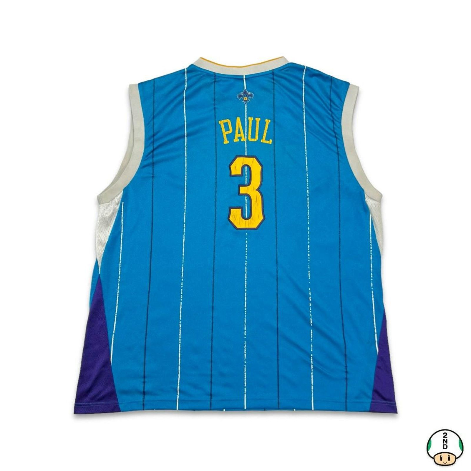 Adidas × NBA × Vintage Adidas Chris Paul New Orleans Hornets Jersey 2XL Basketball Size US XXL / EU 58 / 5 - 1 Thumbnail