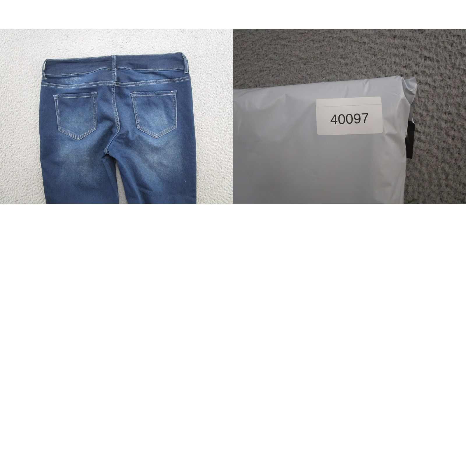 Vintage Maurices Denim Jeans Jeggings Size L Short Skinny Stretch Size 36" / US 14 / IT 50 - 9 Thumbnail