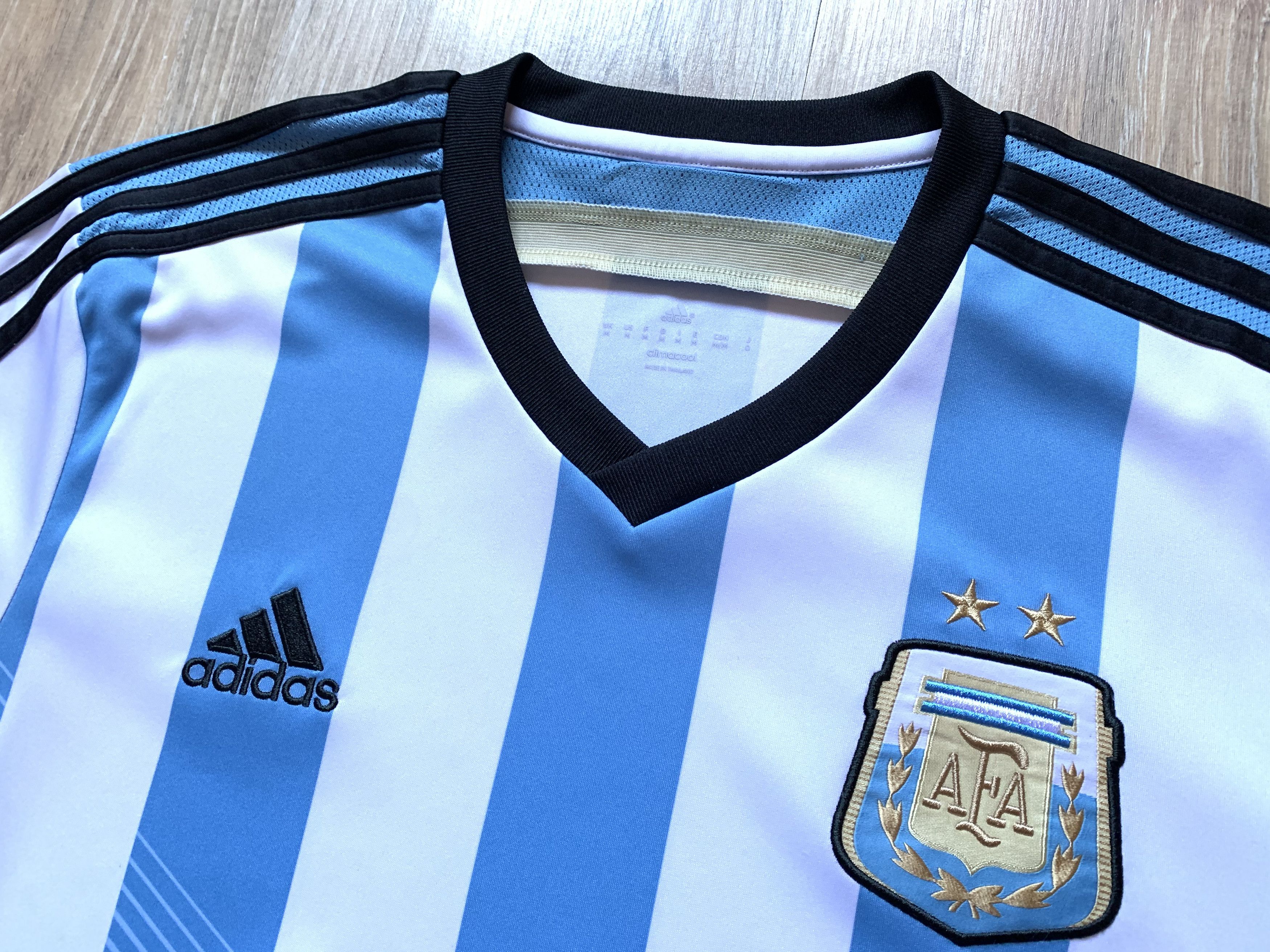 Adidas × Vintage Vintage Adidas Argentina Football Shirt 2013 Size US M / EU 48-50 / 2 - 6 Thumbnail