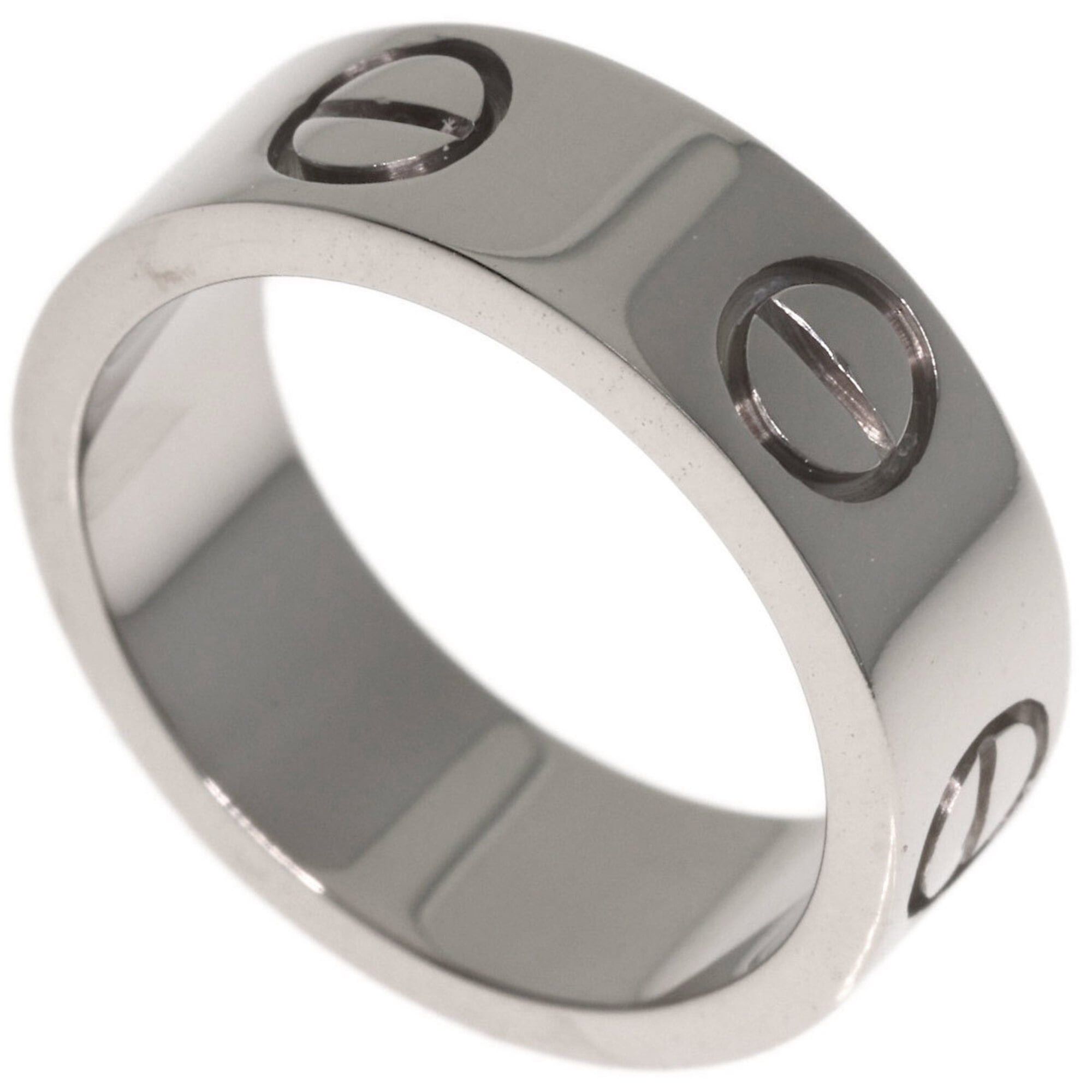 Cartier Cartier Love Ring #45, 18K White Gold, Women's Ring, CARTIER Size ONE SIZE - 1 Thumbnail