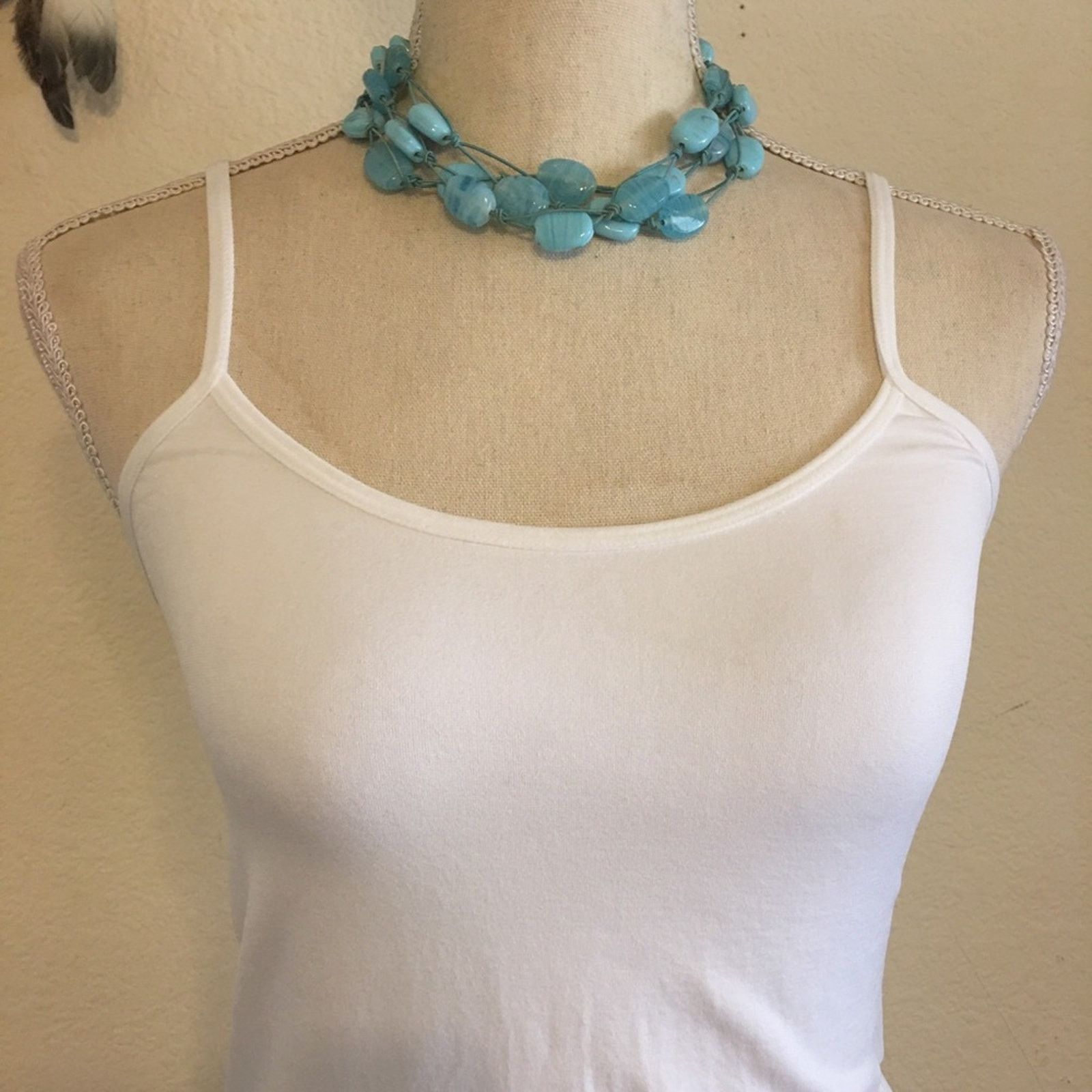 Vintage Vintage handmade blue glass braided necklace Size ONE SIZE - 3 Thumbnail