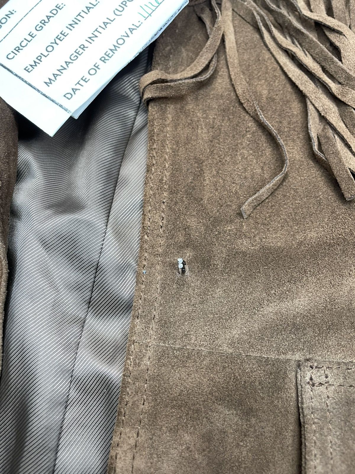 Tecovas Tecovas Women Brown Genuine Suede Leather Western Jacket S Size S / US 4 / IT 40 - 5 Thumbnail