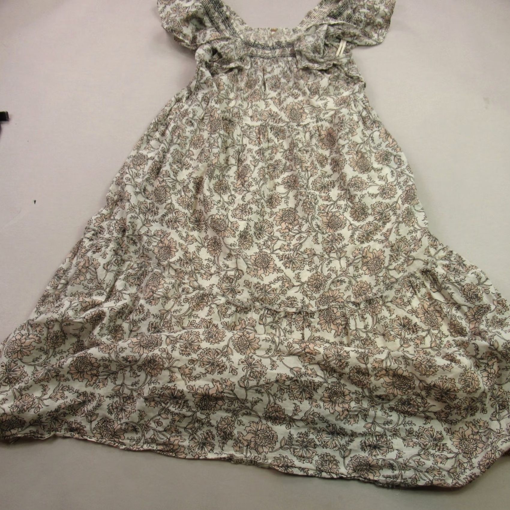 J. Jill J Jill Dress Womens S Short Sleeve Lightweight Floral Crew Neck Pullover Dress Size S / US 4 / IT 40 - 2 Thumbnail
