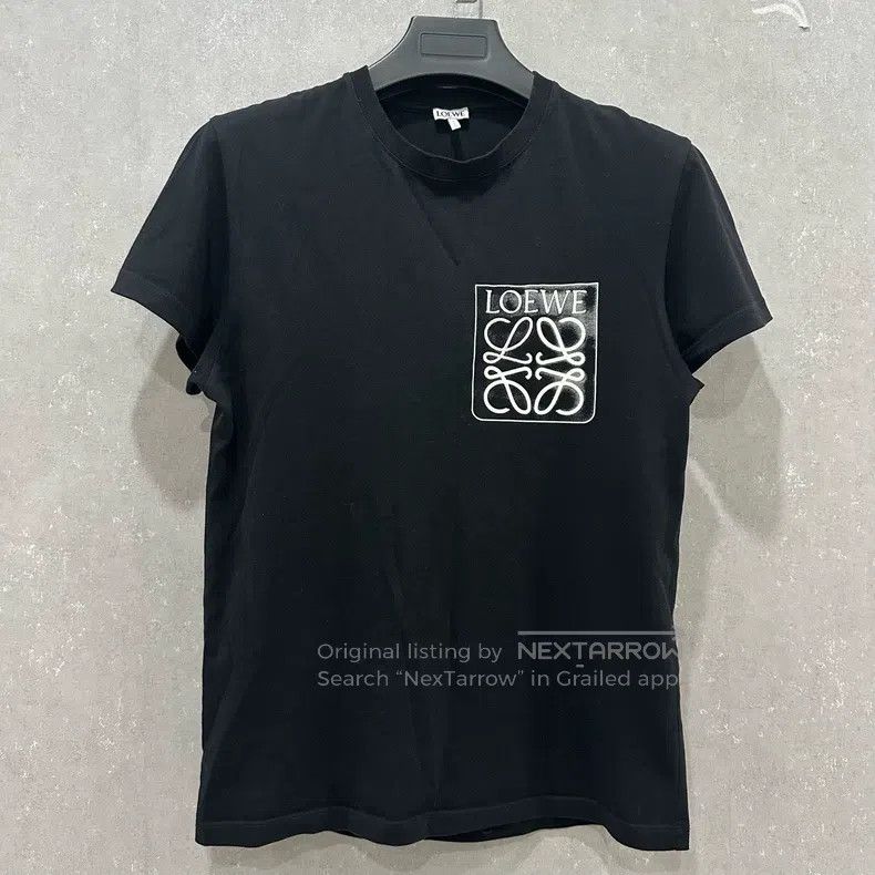 Loewe Loewe Embroidered Logo Printed Fake Pocket Round Neck Shor Size XXS / US 00 / IT 34 - 1 Thumbnail