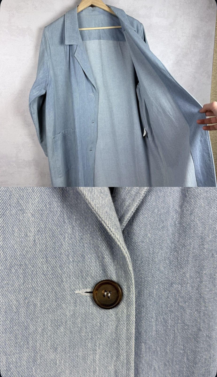 Bless BLESS Service N°51 Denim Summer Work Coat Size L Size US L / EU 52-54 / 3 - 13 Thumbnail