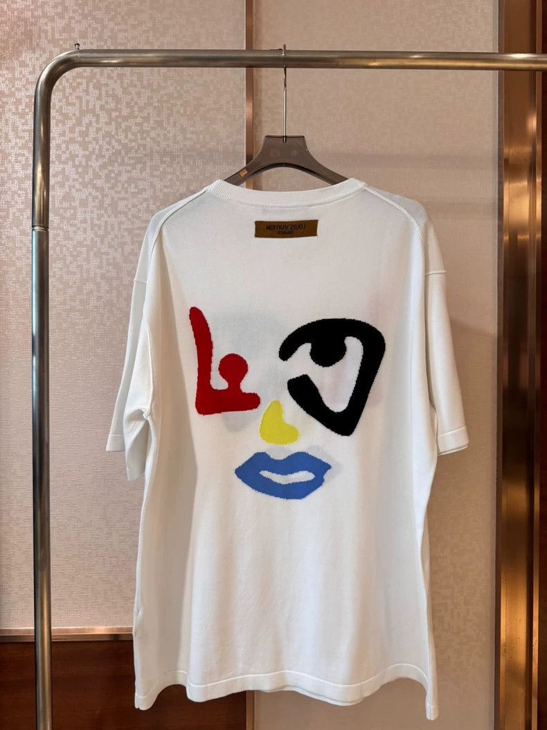 Louis Vuitton LV short sleeve geometric pattern top-2507 Size US L / EU 52-54 / 3 - 2 Thumbnail