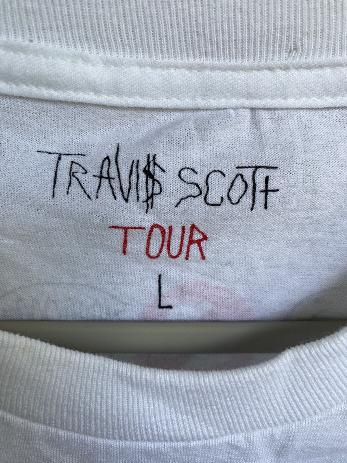 Travis Scott Blanco Tour 'Portrait' Tee Size US L / EU 52-54 / 3 - 3 Thumbnail