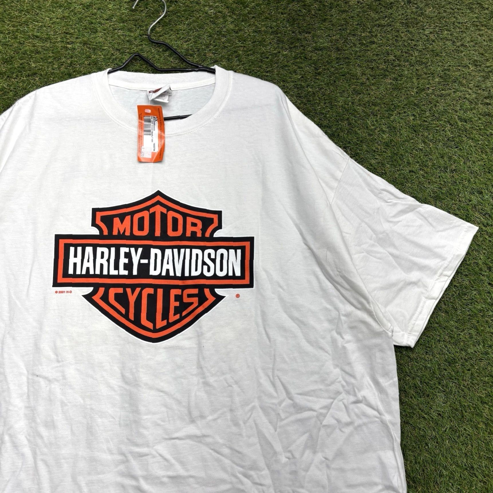 Harley Davidson Harley-Davidson Shirt 3XL White Graphic Print Short Sleeve Biker Motorcycle Mens Size US XXL / EU 58 / 5 - 3 Thumbnail