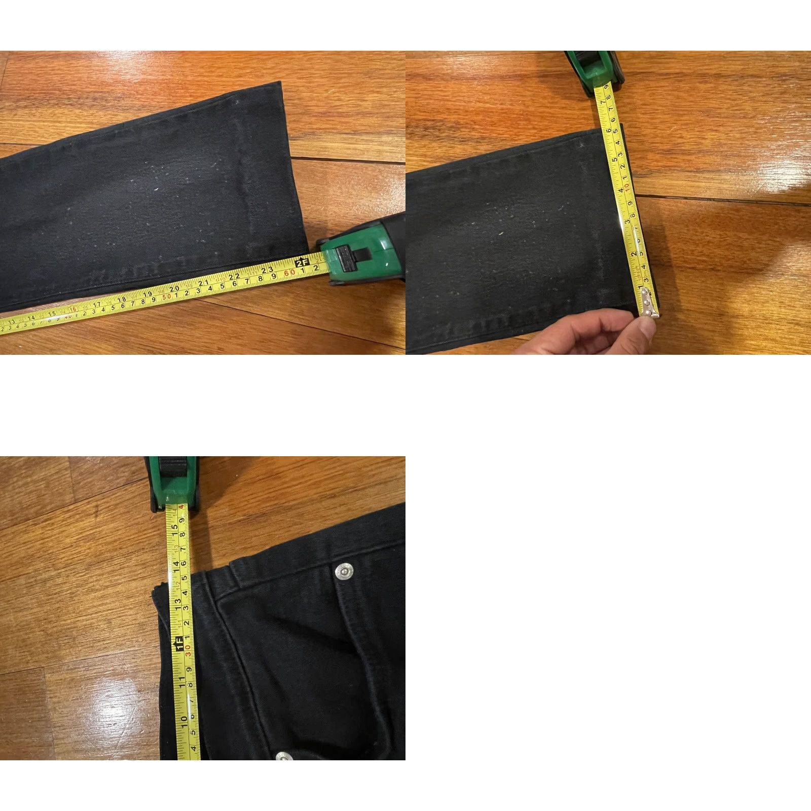 Edwin EDWIN Denim Men’s Japan Super Fit Stretch Jeans W33-34 L32 Regular Slim Straight 5-Pocket Black Vintage No 9980-01 Mens Size US 31 - 9 Thumbnail