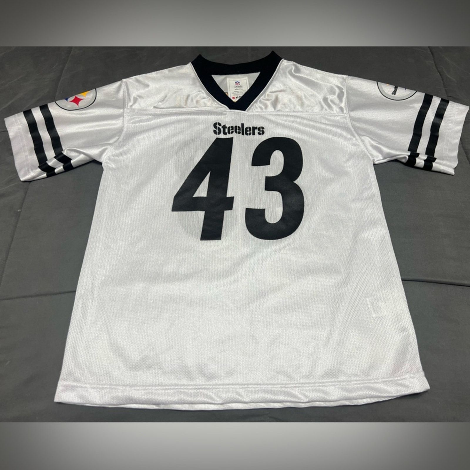 NFL Reebok Pittsburgh Steelers Troy Polamalu #43 Jersey Youth L Size US L / EU 52-54 / 3 - 1 Thumbnail