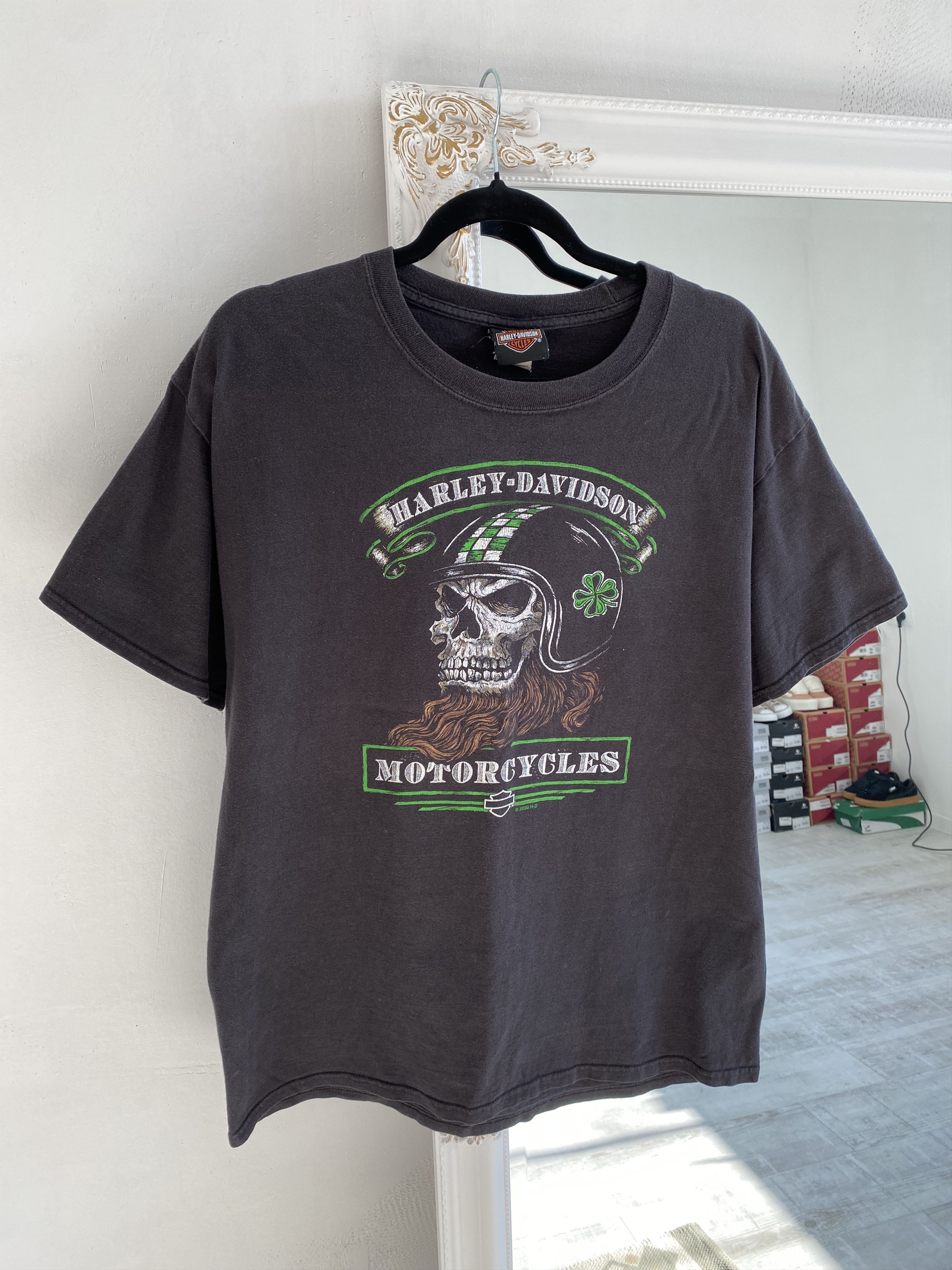 Harley Davidson Harley Davidson Switzerland Washed Black Tee T Shirt Size US L / EU 52-54 / 3 - 2 Thumbnail