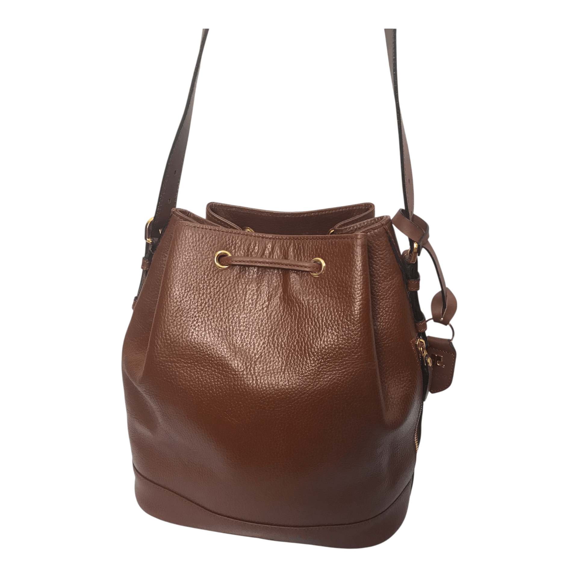 Courreges Courreges Paris Leather Bucket handBag Size ONE SIZE - 9 Thumbnail