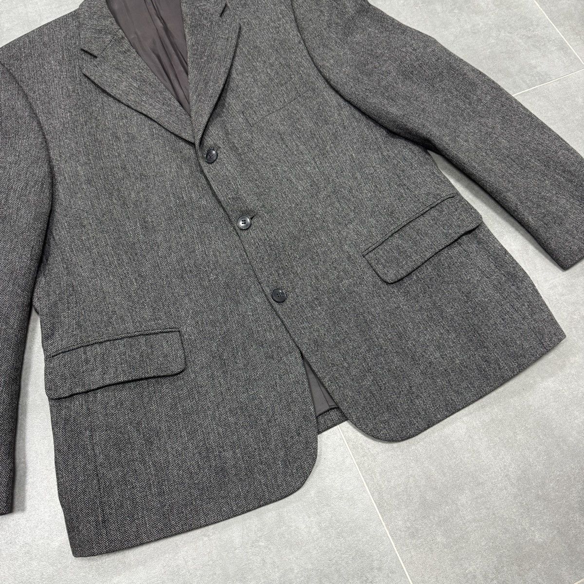 Yves Saint Laurent Vintage Yves Saint Laurent YSL Wool Blazer Men Size 27 Size 52R - 5 Thumbnail