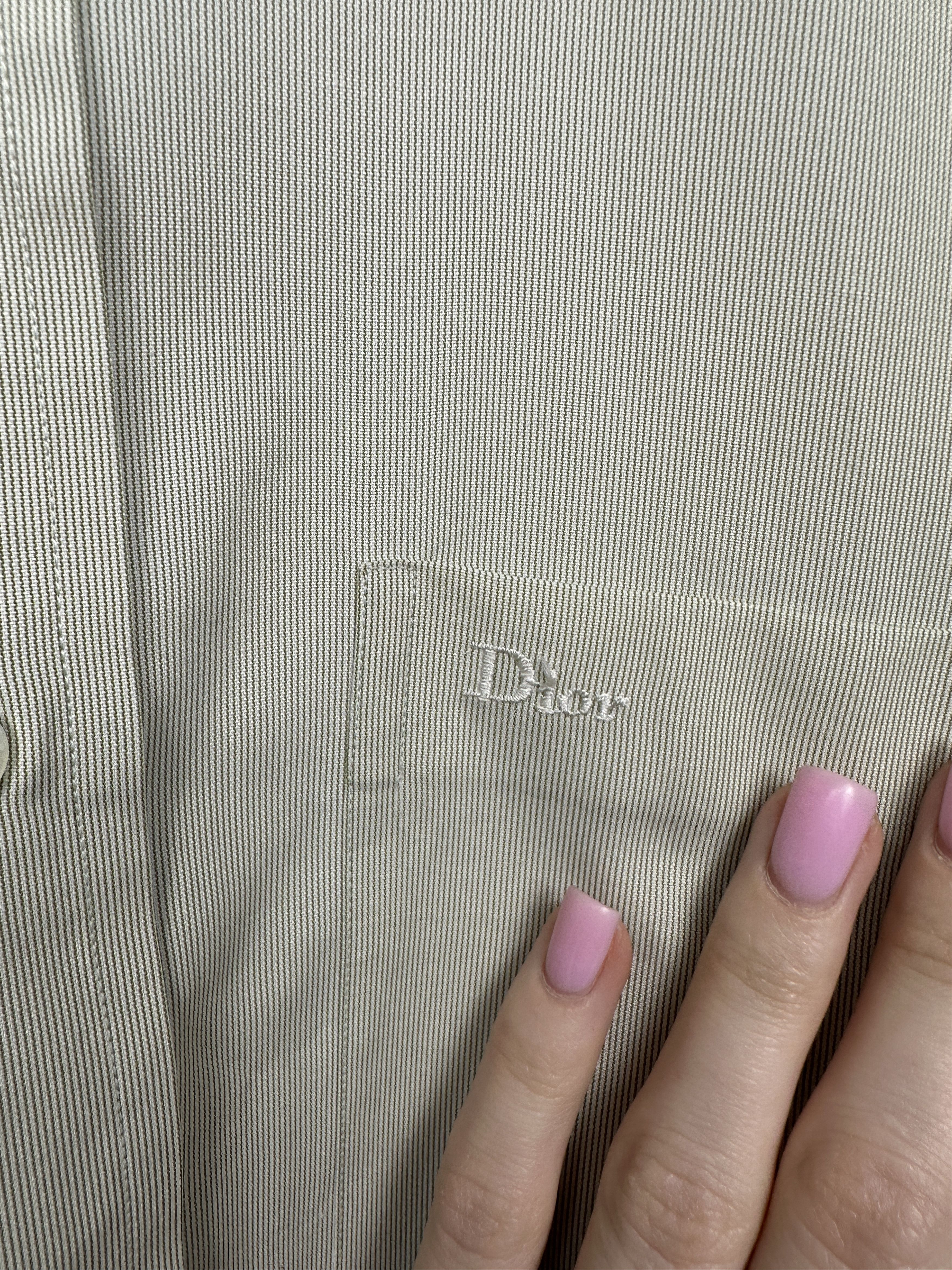 Christian Dior Monsieur Christian Dior Monsieur Vintage Mens Long Sleeve Shirt Size US L / EU 52-54 / 3 - 3 Thumbnail