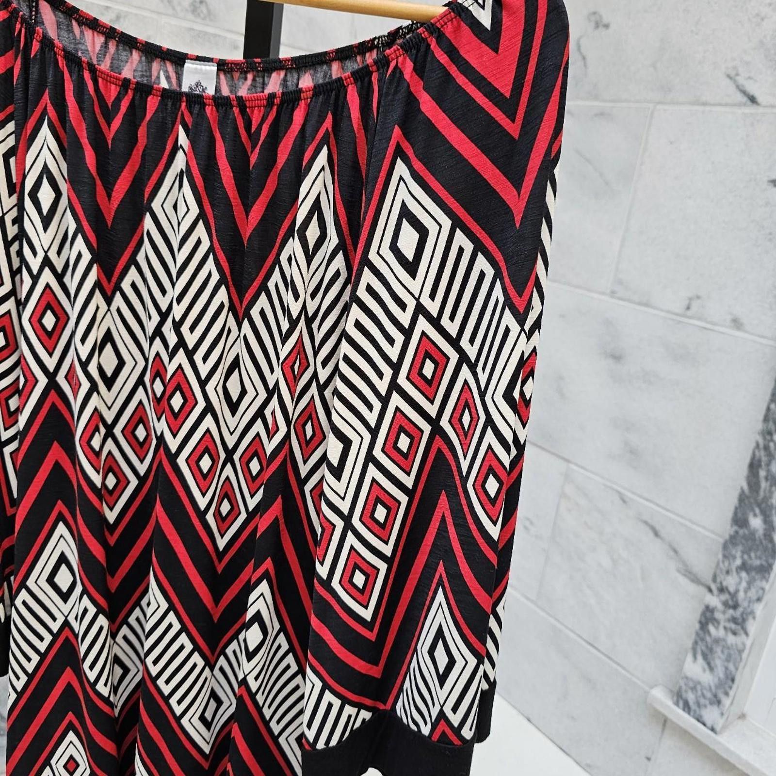 Other Women's Black and Red Dress Size ONE SIZE - 4 Thumbnail