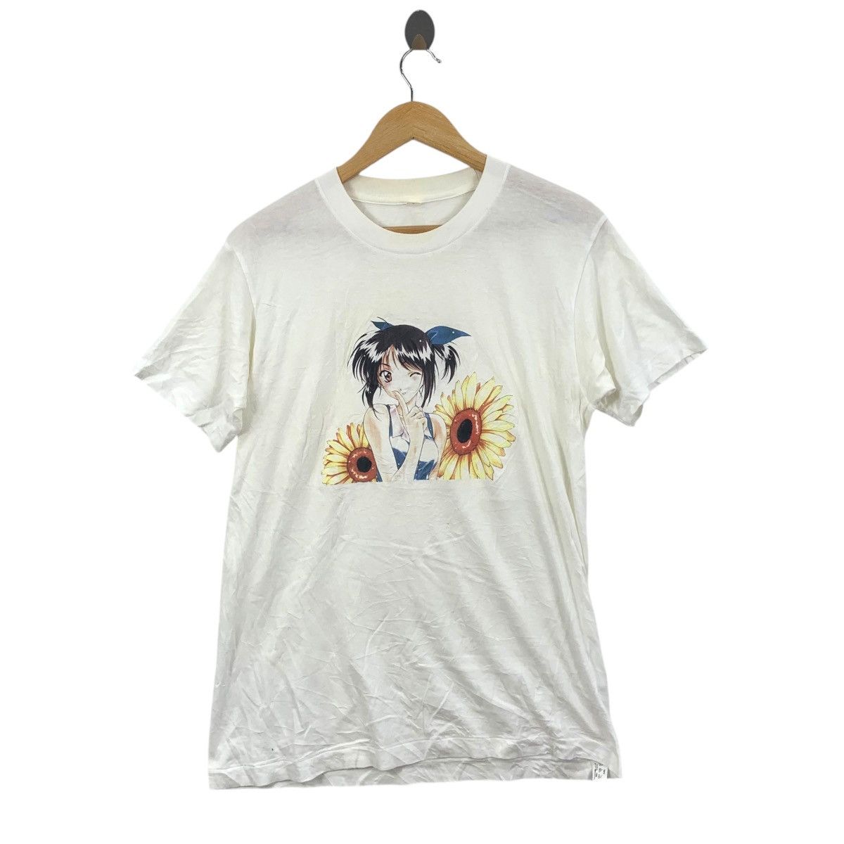 Vintage Vintage SENTIMENTAL GRAFFITI GAME Kaho Mori Tee Shirt Size L / US 10 / IT 46 - 1 Thumbnail