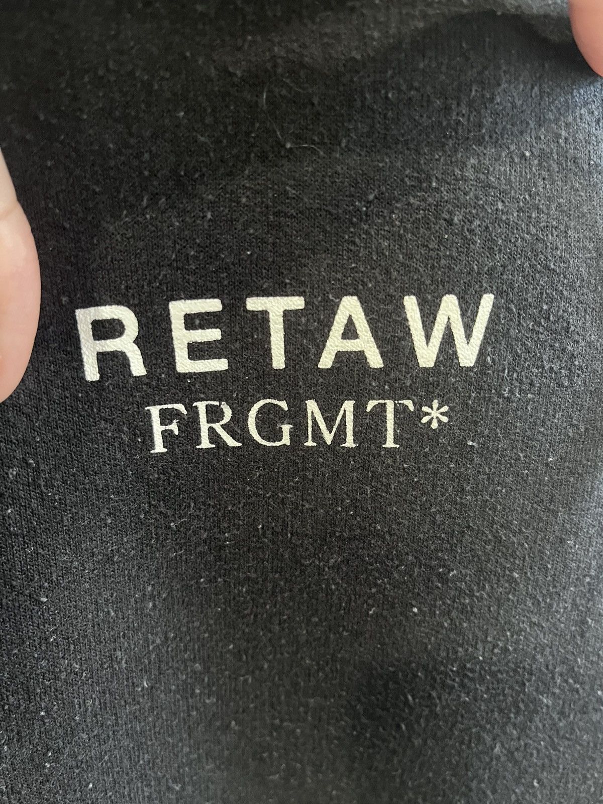 Fragment Design retaW x Fragment Design Black Hoodie Size US M / EU 48-50 / 2 - 3 Thumbnail