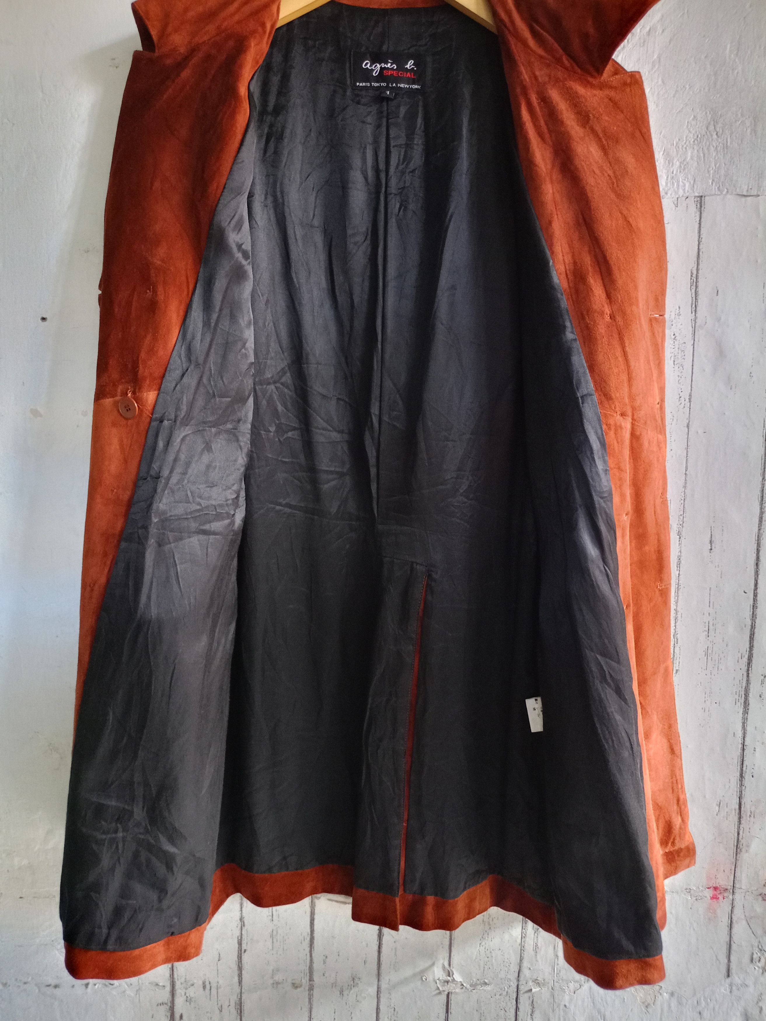 agnes b. agnes b coats suede leather jacket Size S / US 4 / IT 40 - 6 Thumbnail