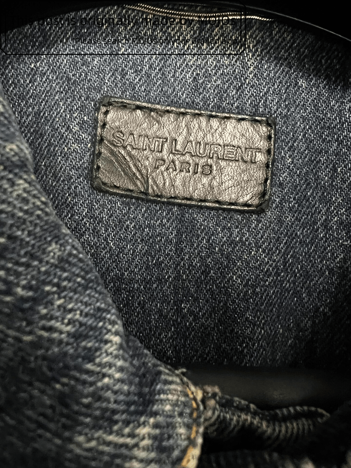 Saint Laurent Paris Sz M Saint Laurent Paris 15AW Mud Wash Denim Jacket mojos60 Size US M / EU 48-50 / 2 - 3 Thumbnail