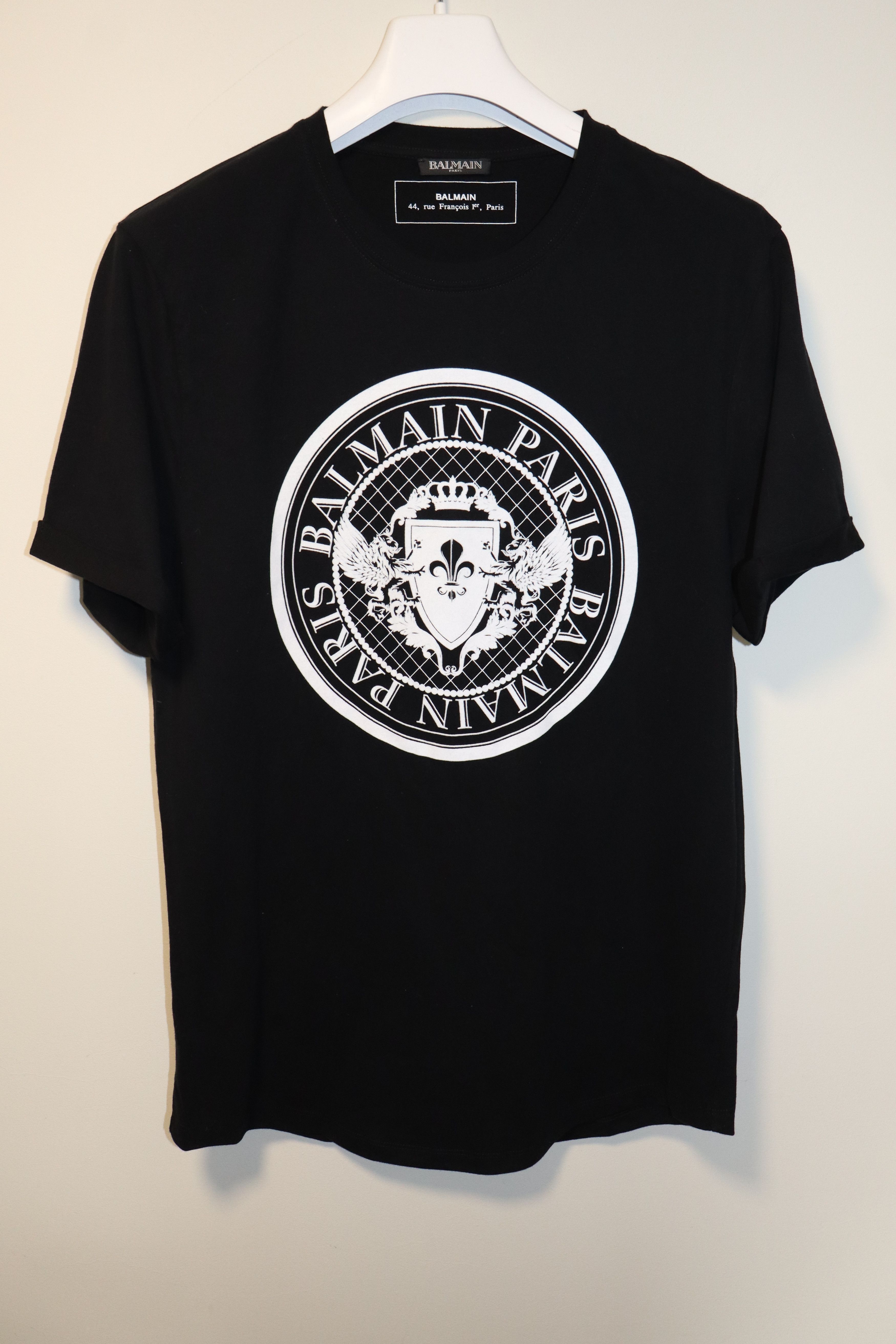 Balmain Flock print t-shirt Size US S / EU 44-46 / 1 - 1 Thumbnail