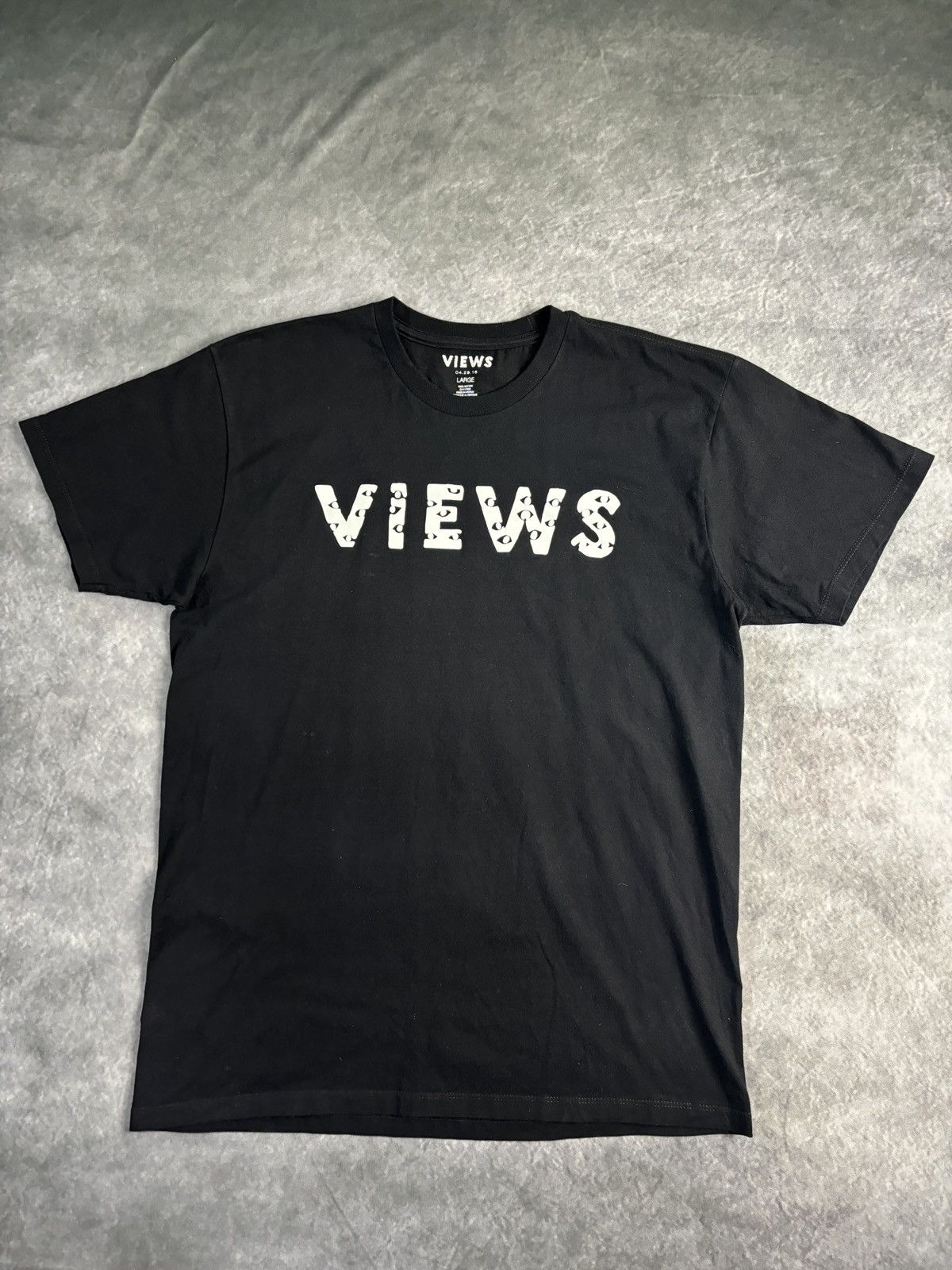 Rap Tees 2016 Drake Views Album Promo Tee Shirt Jim Joe Eyeball Text Size US L / EU 52-54 / 3 - 2 Thumbnail