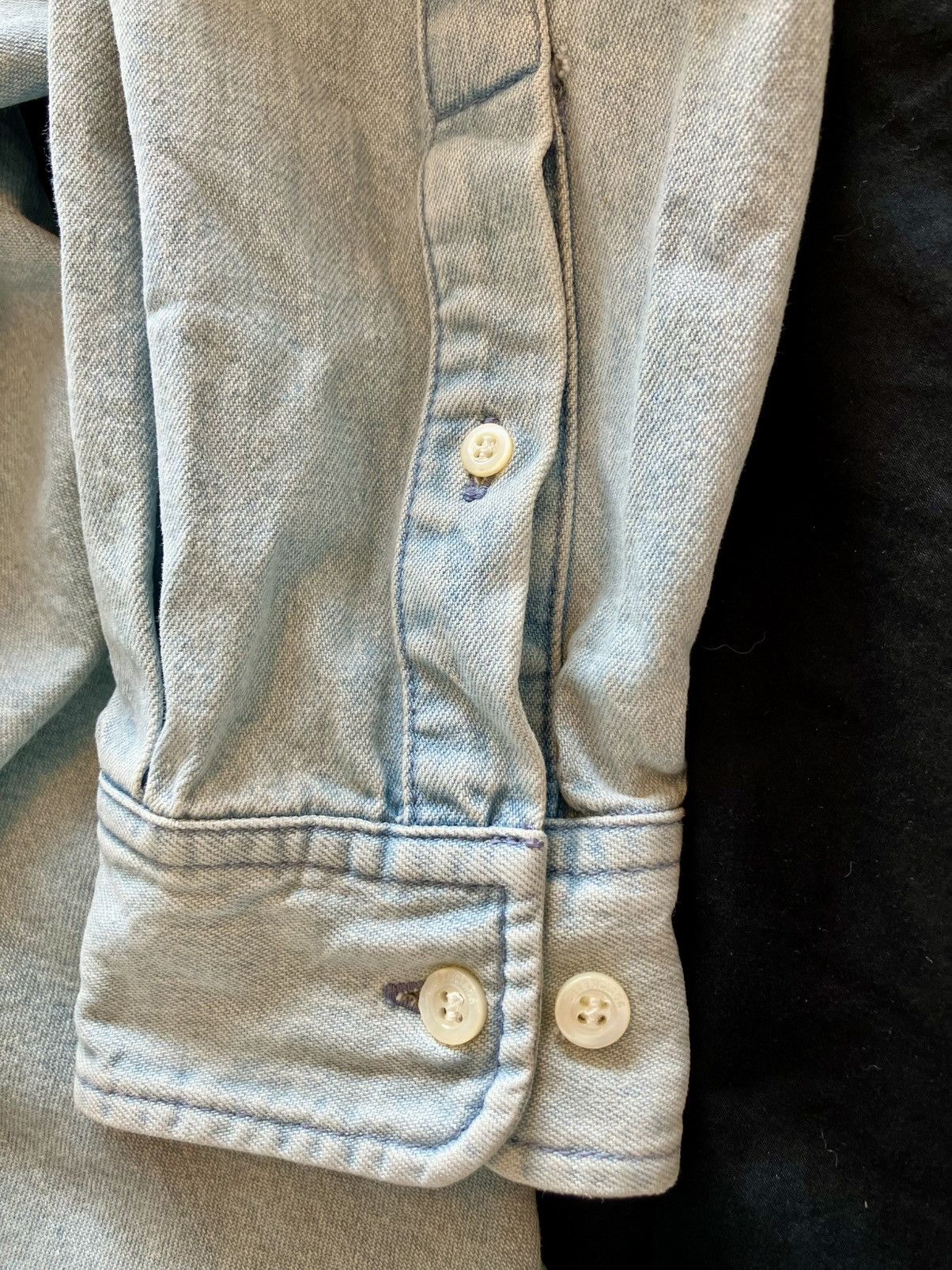 Balenciaga Balenciaga Oversized Denim Shirt, Washed Look Size US M / EU 48-50 / 2 - 6 Thumbnail