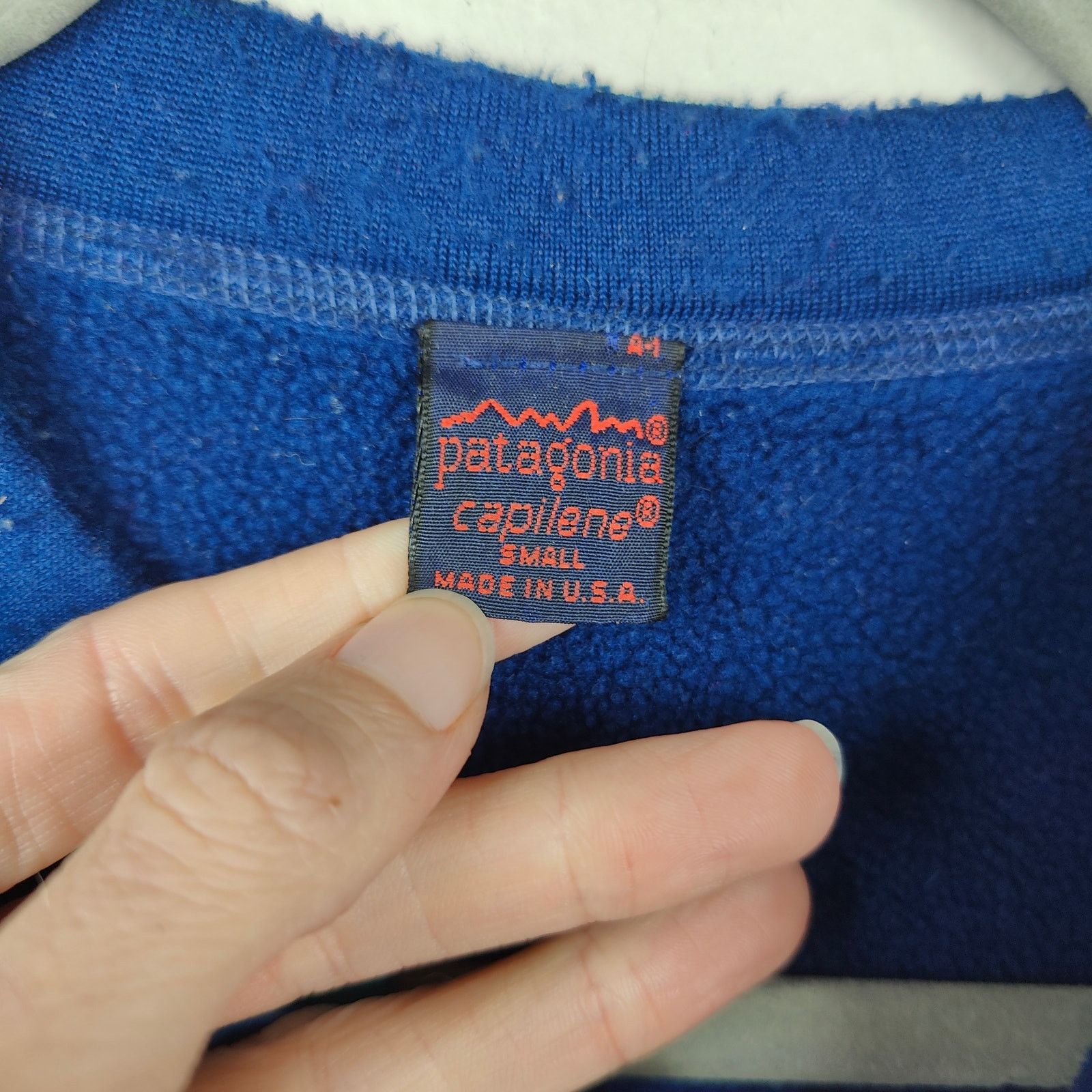 Patagonia Vintage Patagonia Capilene Henley Shirt Mens Small Blue Size US S / EU 44-46 / 1 - 4 Thumbnail