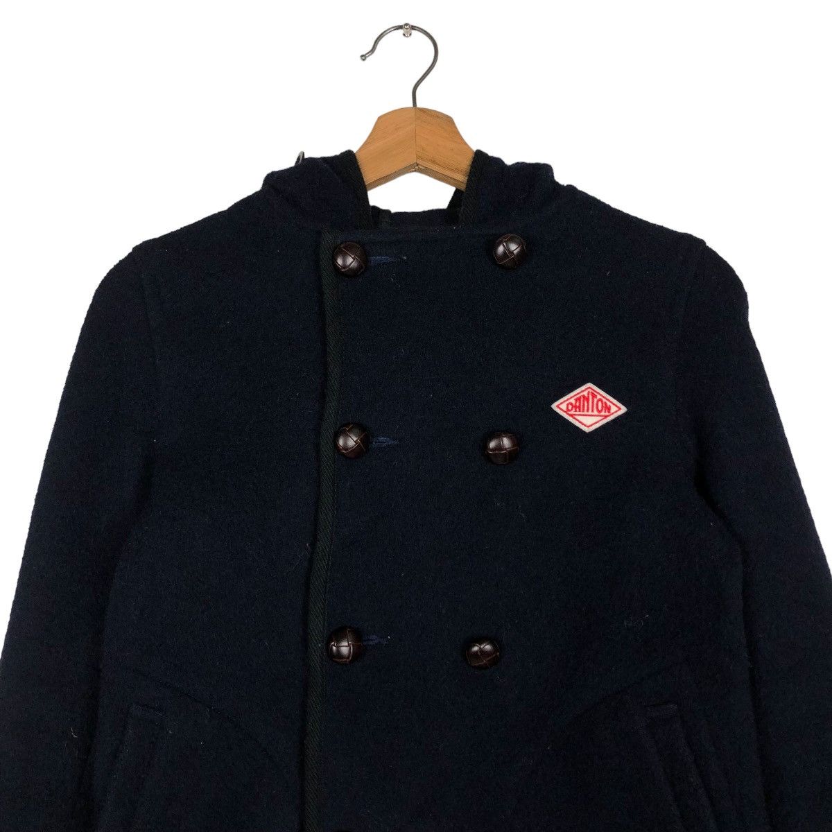 Danton × Japanese Brand 🔥CROPPED WOOL BIKER JACKET DANTON JAPAN ISSEY MIYAKE Size US S / EU 44-46 / 1 - 5 Thumbnail