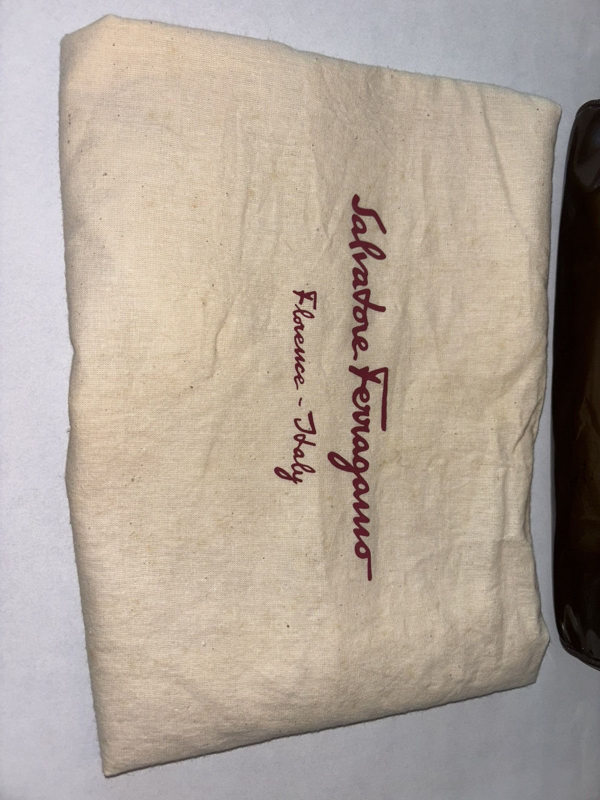 Salvatore Ferragamo Brown Patent Leather Ferragamo Tote Size ONE SIZE - 14 Thumbnail
